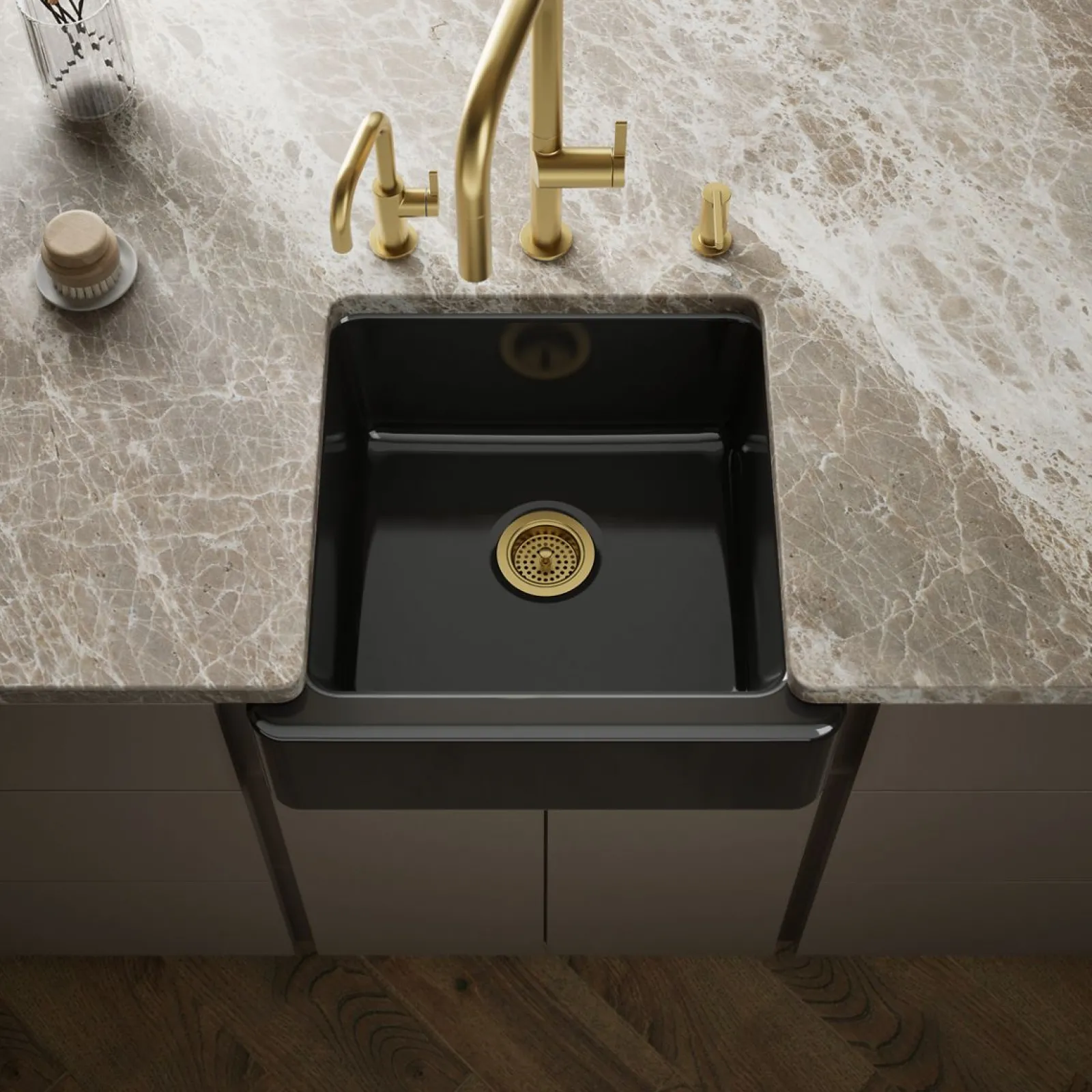 23-1/2" undermount single-bowl farmhouse kitchen sink^Kohler Best
