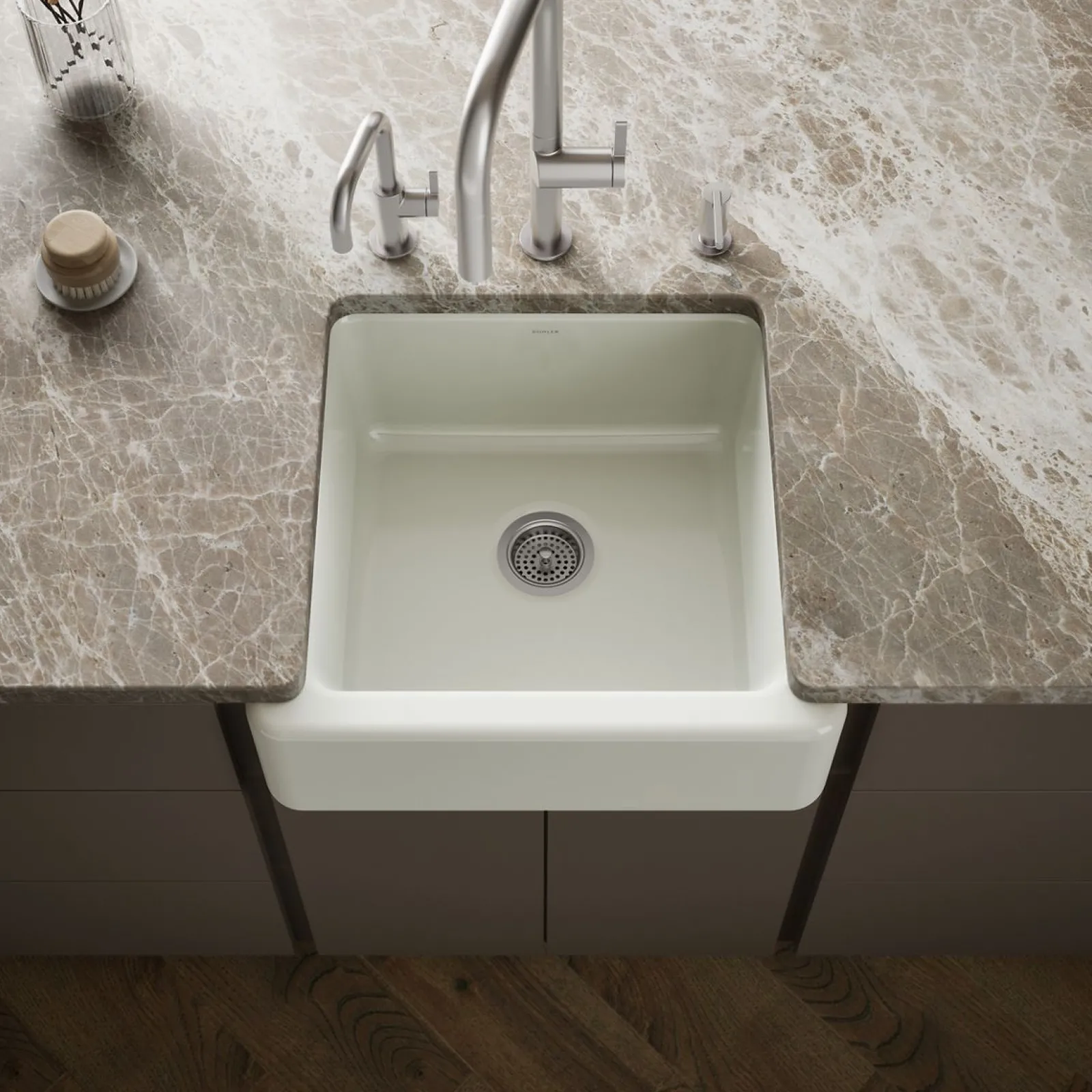 23-1/2" undermount single-bowl farmhouse kitchen sink^Kohler Best