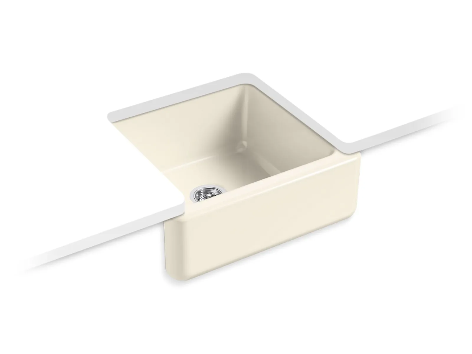 23-1/2" undermount single-bowl farmhouse kitchen sink^Kohler Best