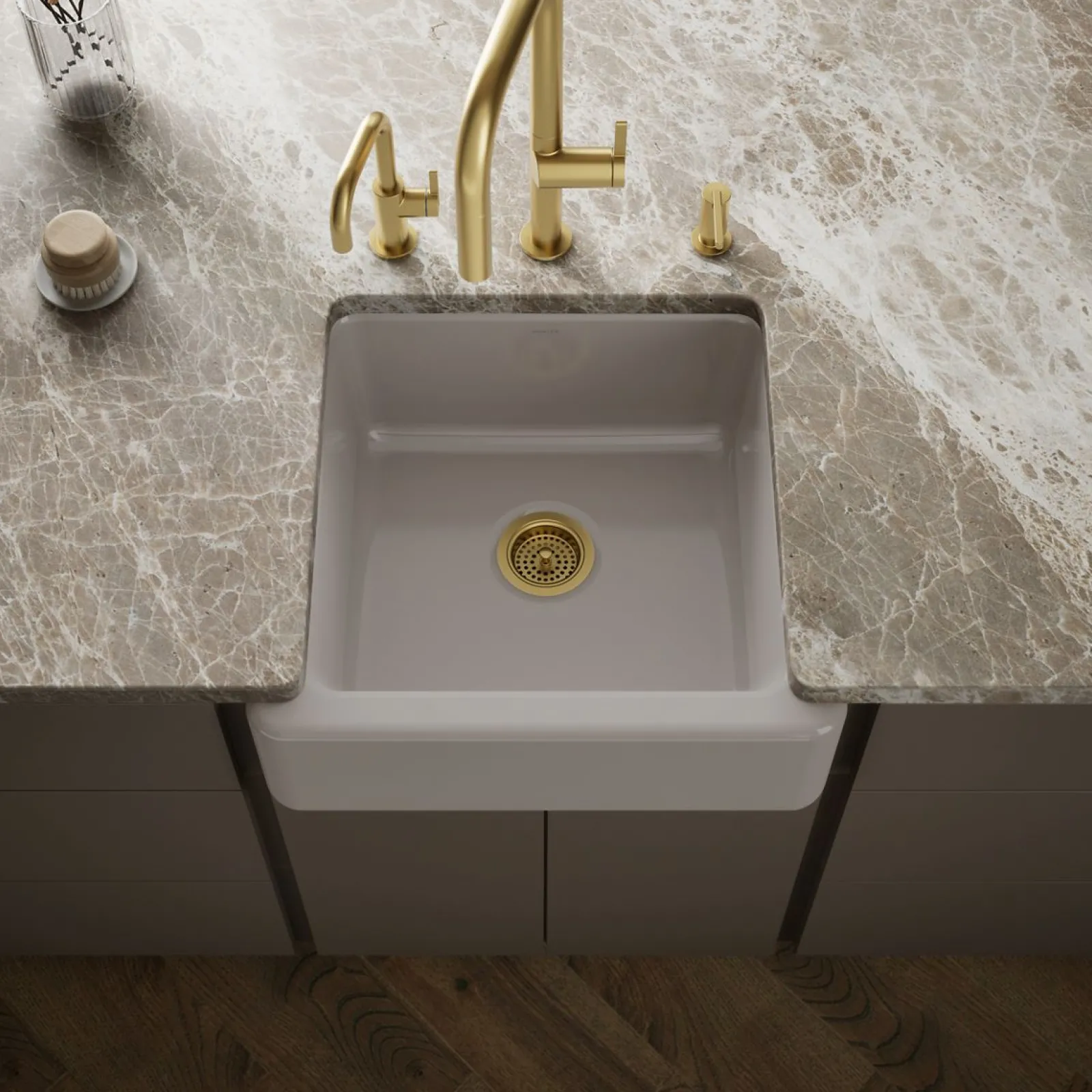 23-1/2" undermount single-bowl farmhouse kitchen sink^Kohler Best