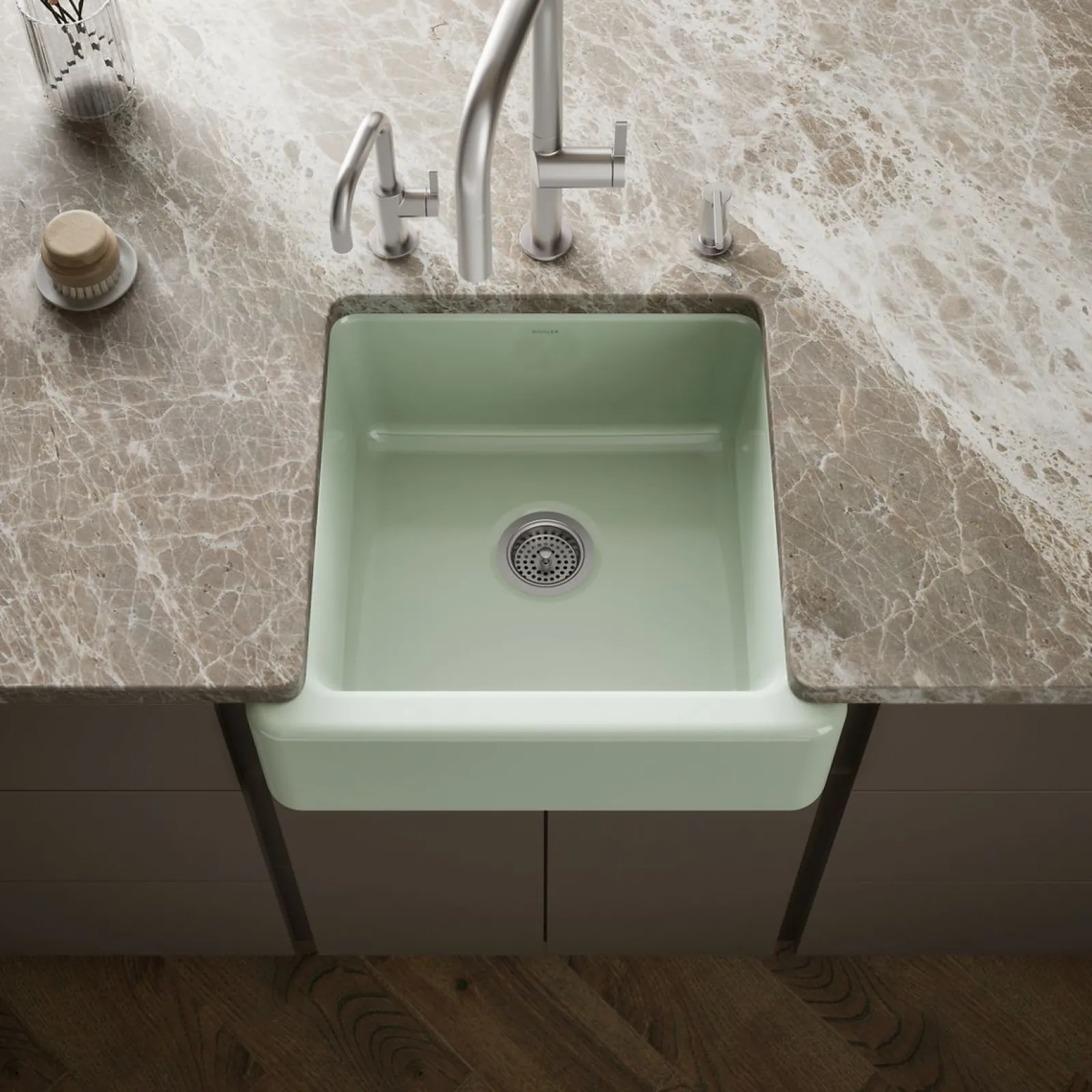 23-1/2" undermount single-bowl farmhouse kitchen sink^Kohler Best