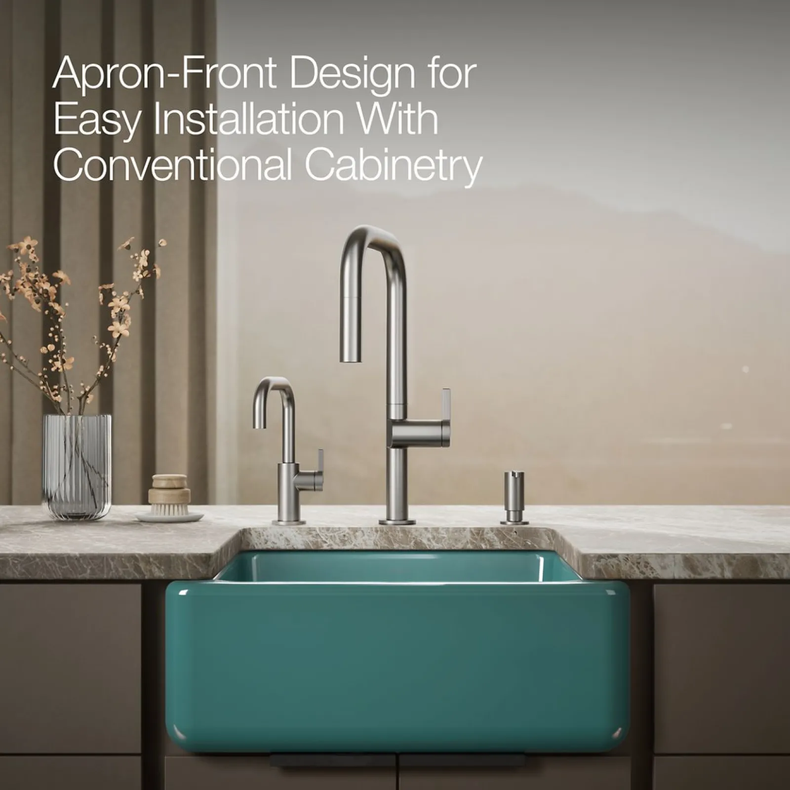 23-1/2" undermount single-bowl farmhouse kitchen sink^Kohler Best