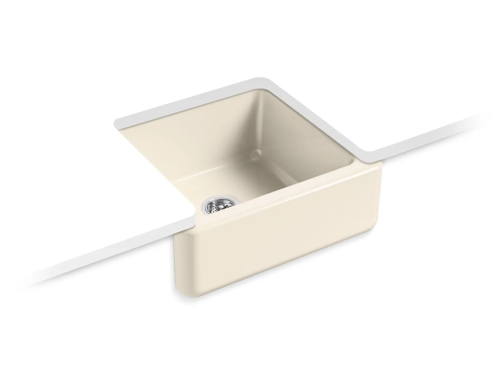 23-1/2" undermount single-bowl farmhouse kitchen sink^Kohler Best