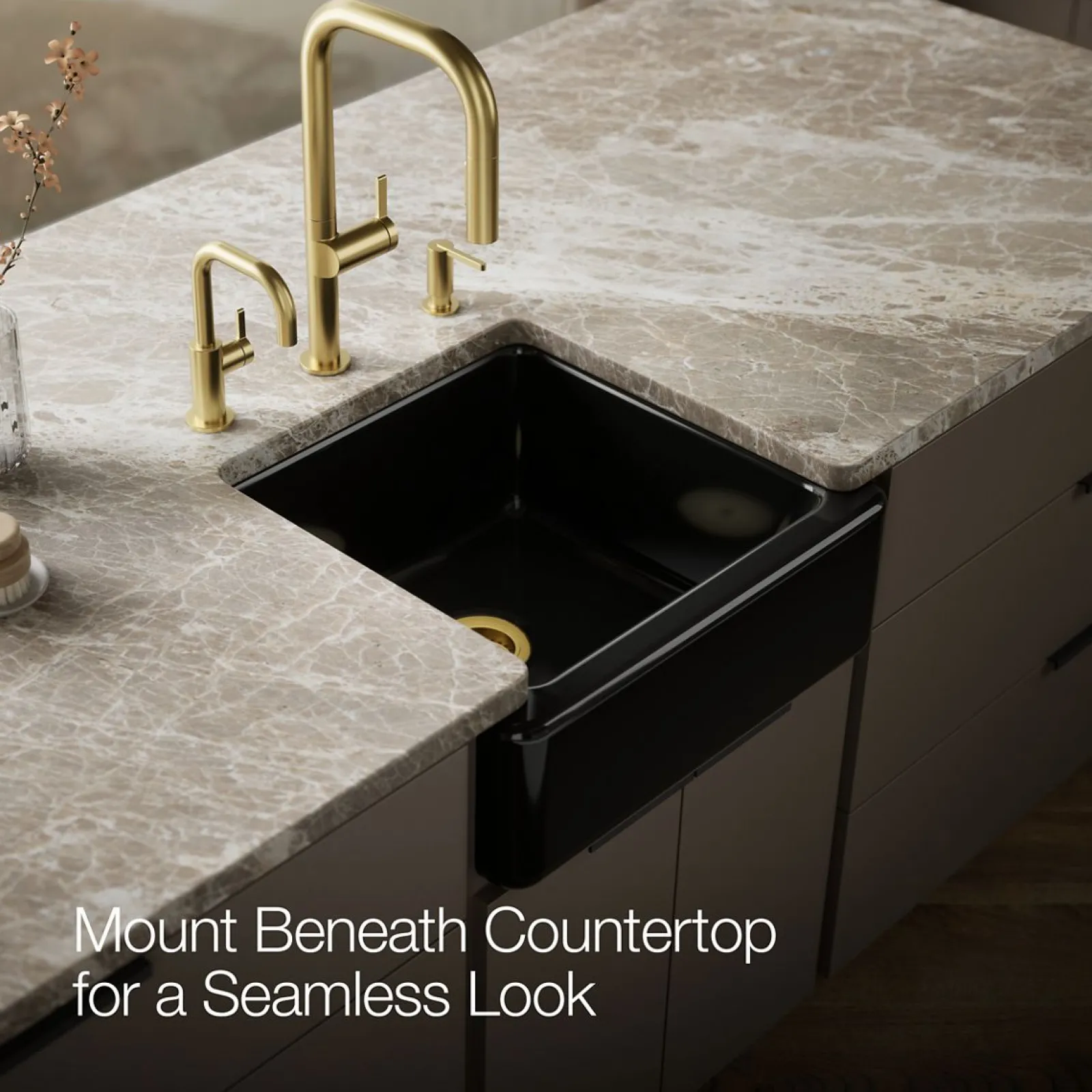 23-1/2" undermount single-bowl farmhouse kitchen sink^Kohler Best