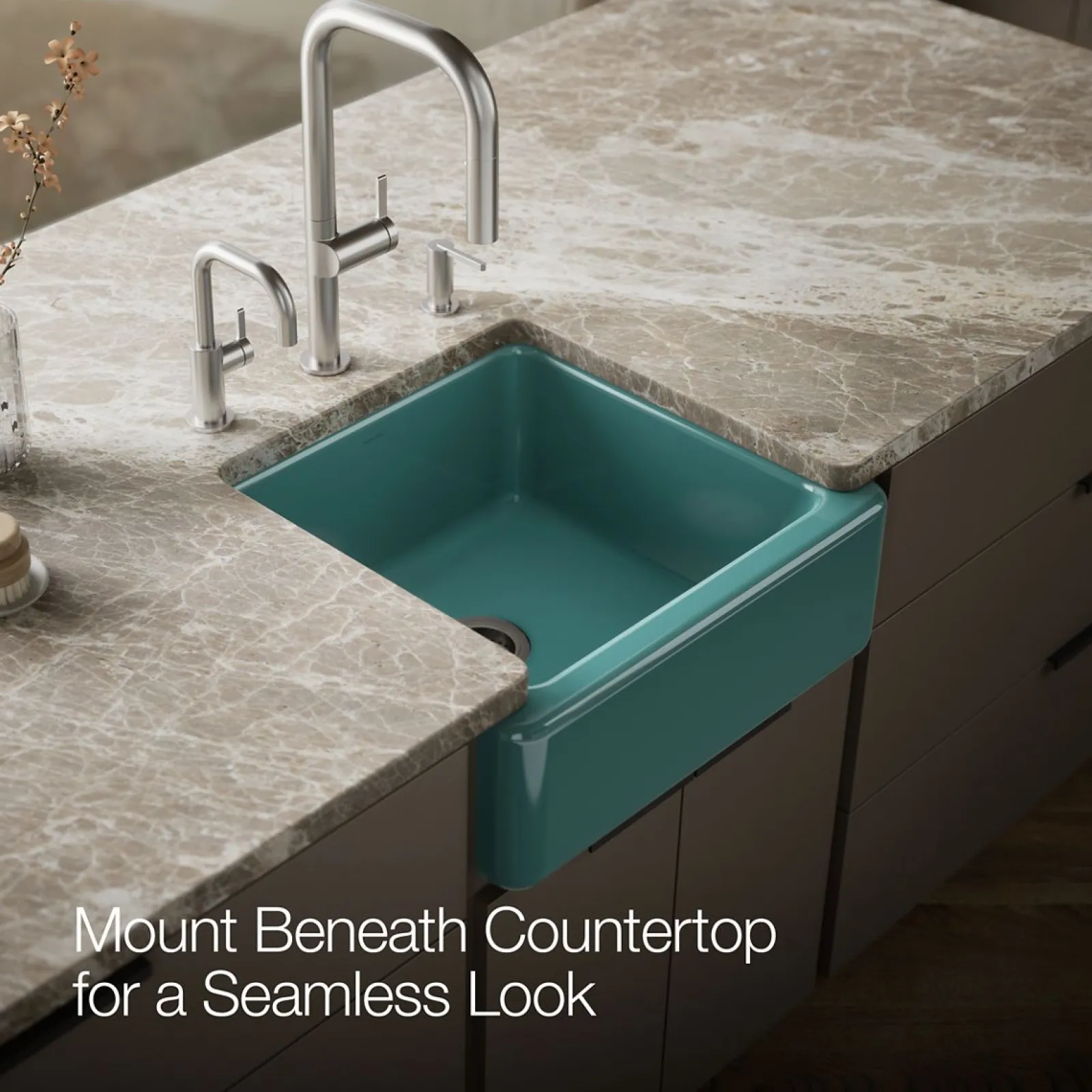 23-1/2" undermount single-bowl farmhouse kitchen sink^Kohler Best