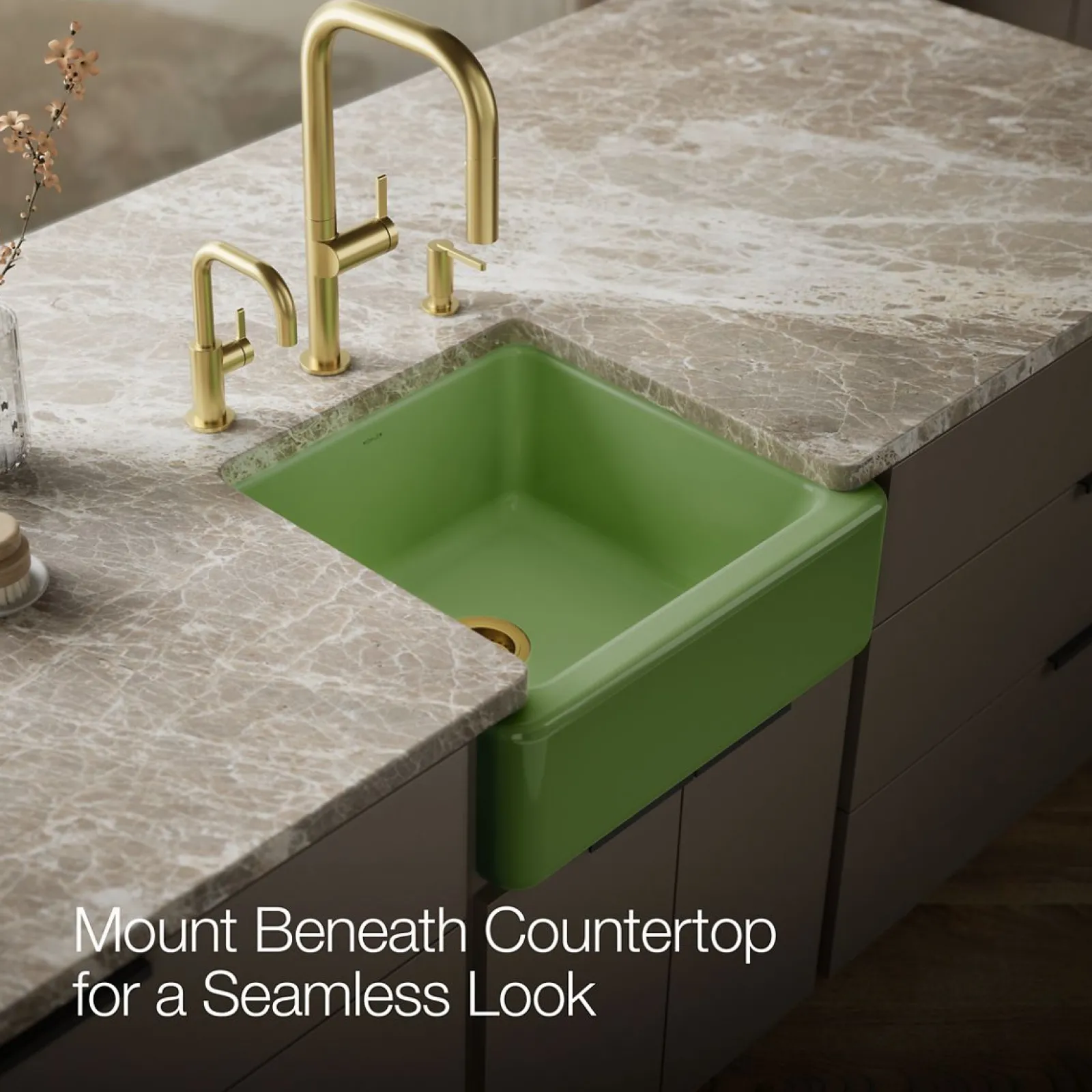 23-1/2" undermount single-bowl farmhouse kitchen sink^Kohler Best