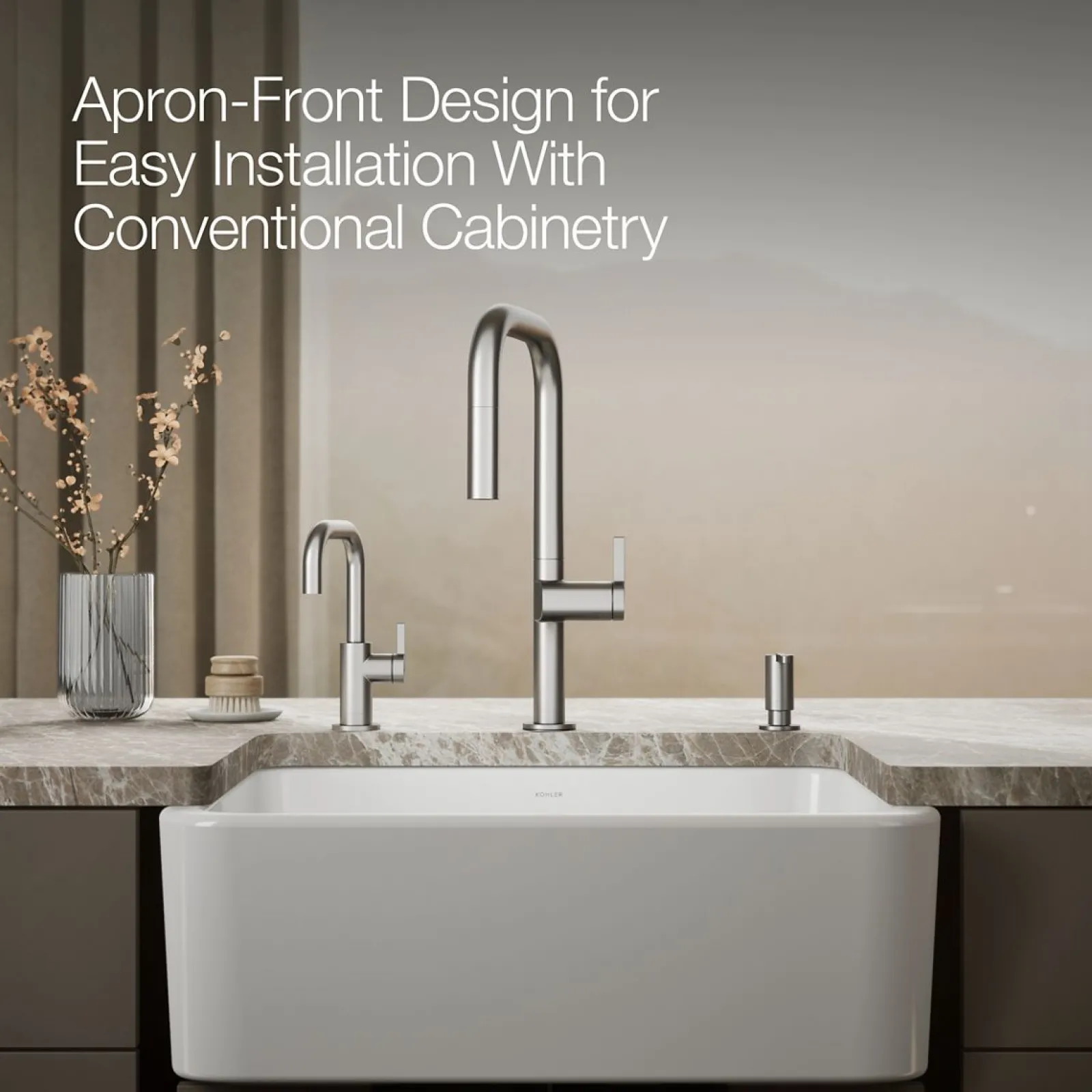 28" undermount single-bowl farmhouse kitchen sink^Kohler Sale