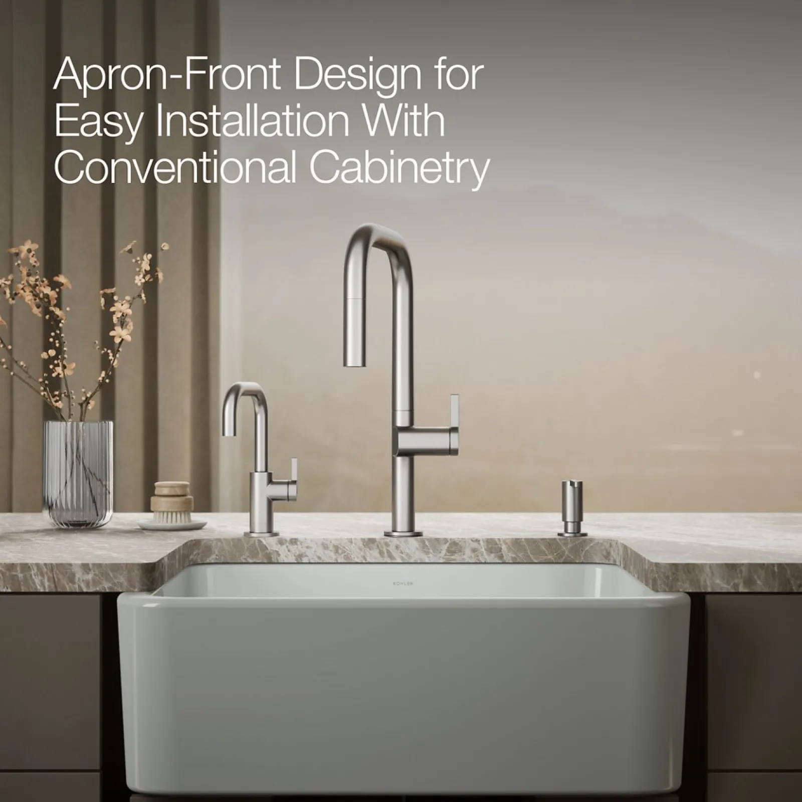 28" undermount single-bowl farmhouse kitchen sink^Kohler Sale