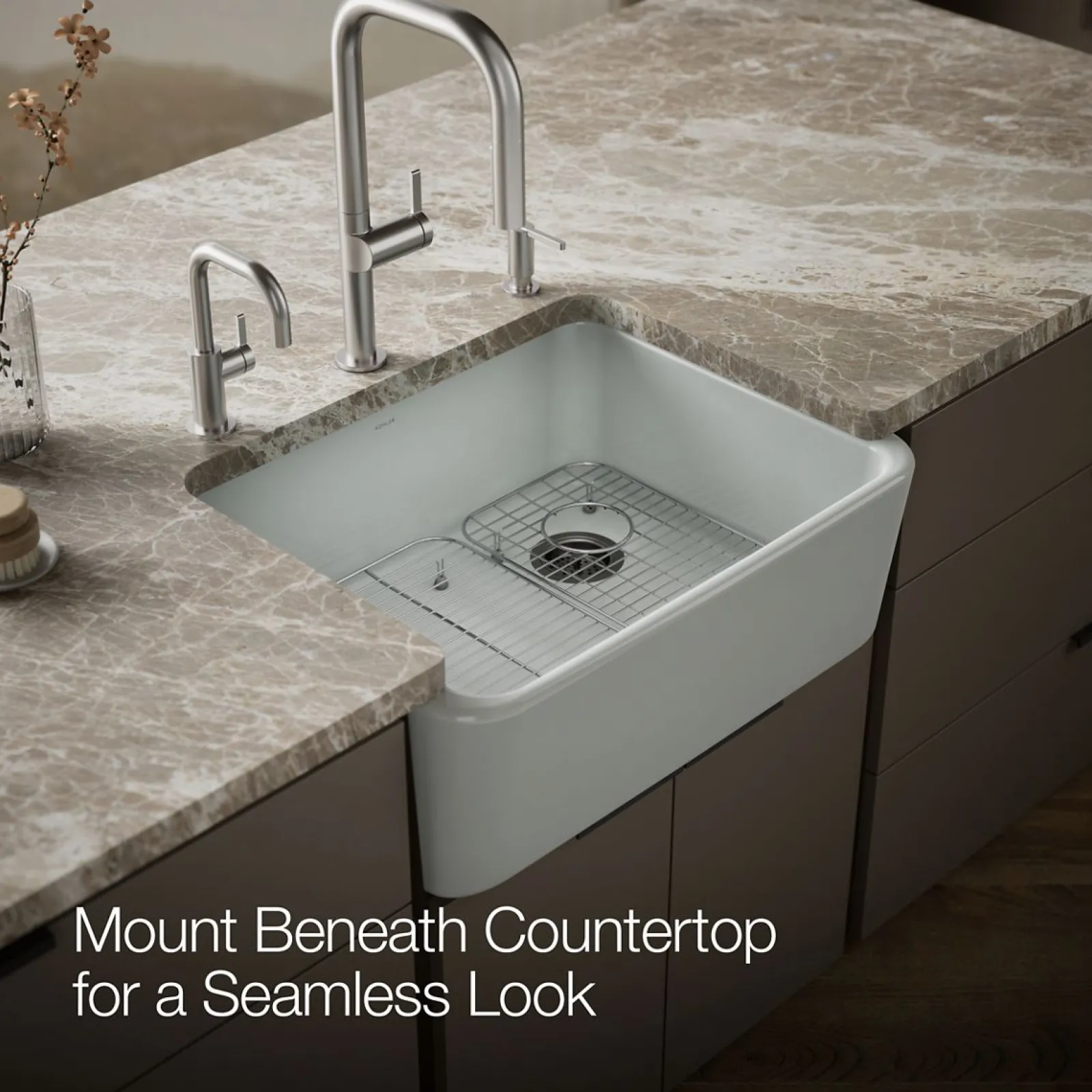 28" undermount single-bowl farmhouse kitchen sink^Kohler Sale