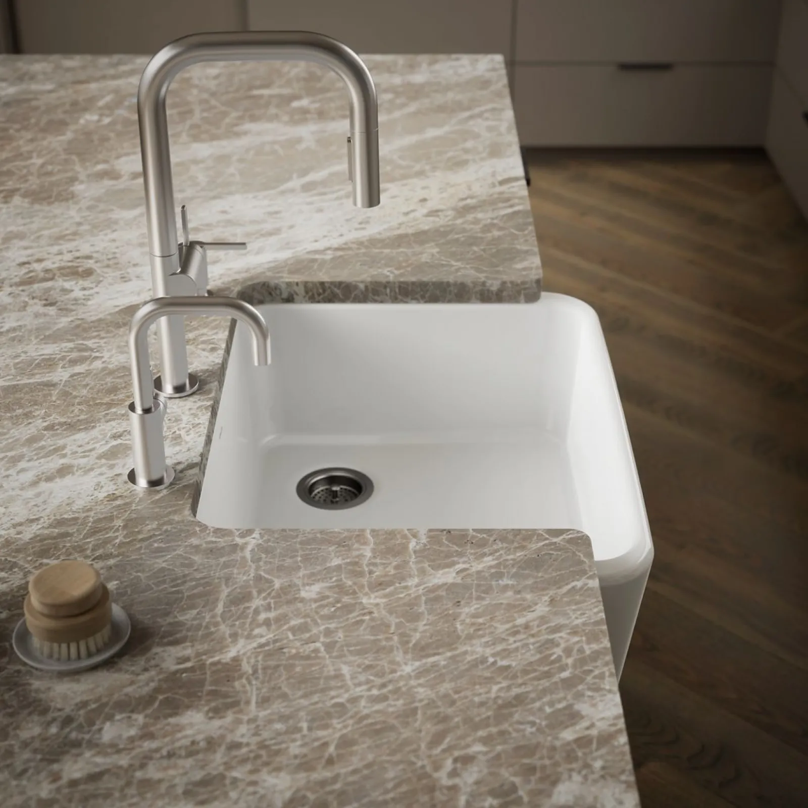 28" undermount single-bowl farmhouse kitchen sink^Kohler Sale