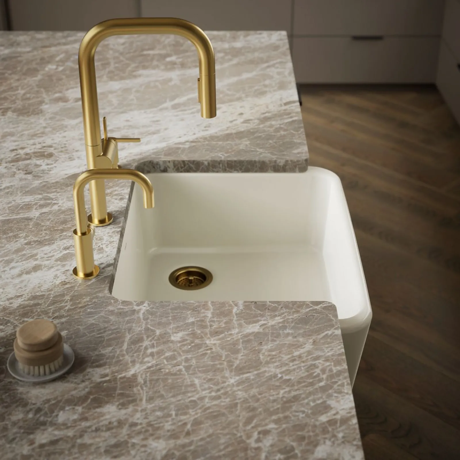 28" undermount single-bowl farmhouse kitchen sink^Kohler Sale