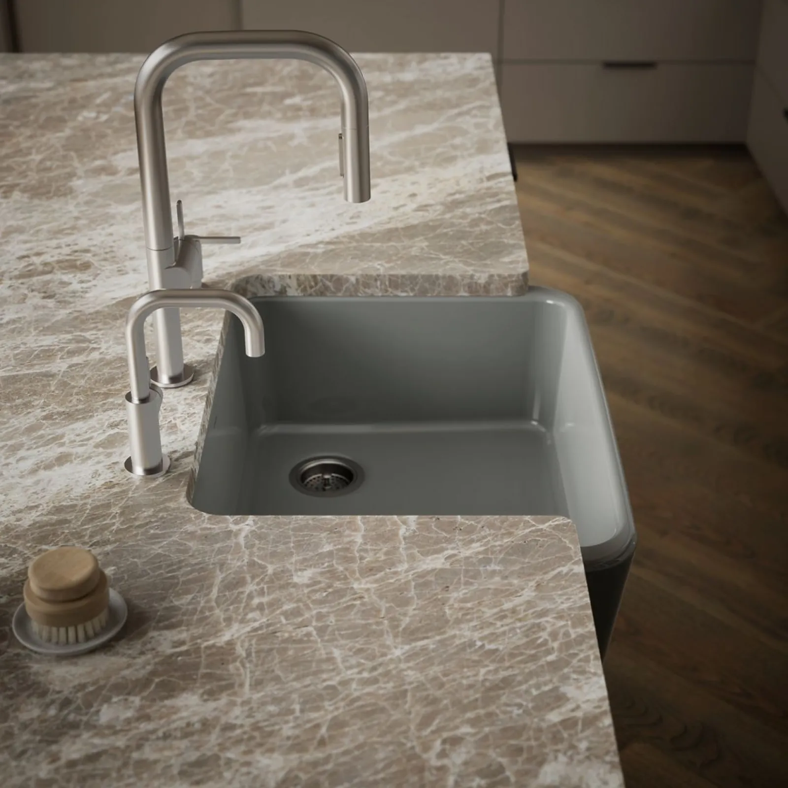28" undermount single-bowl farmhouse kitchen sink^Kohler Sale