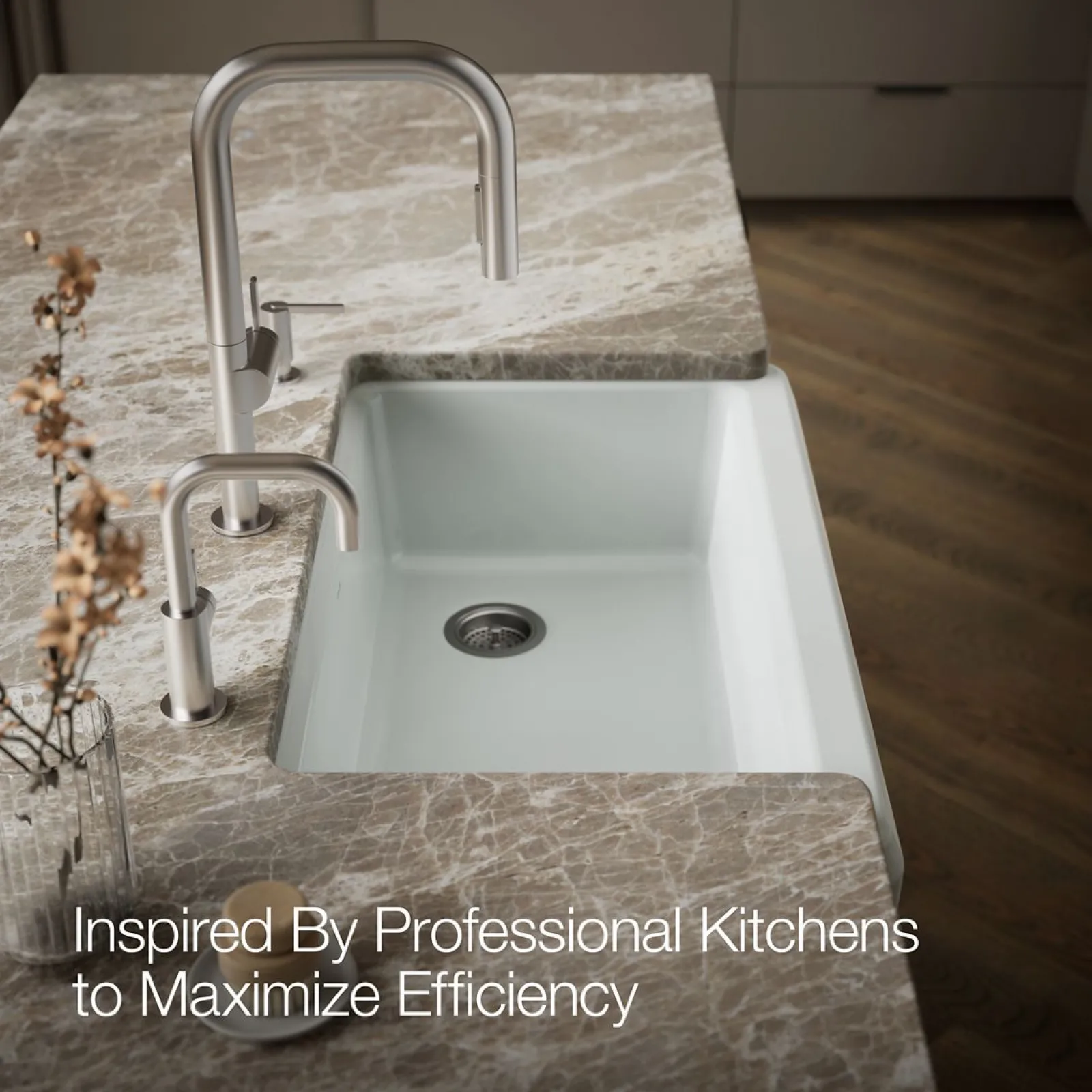 35-3/4" undermount single-bowl farmhouse workstation kitchen sink^Kohler Clearance
