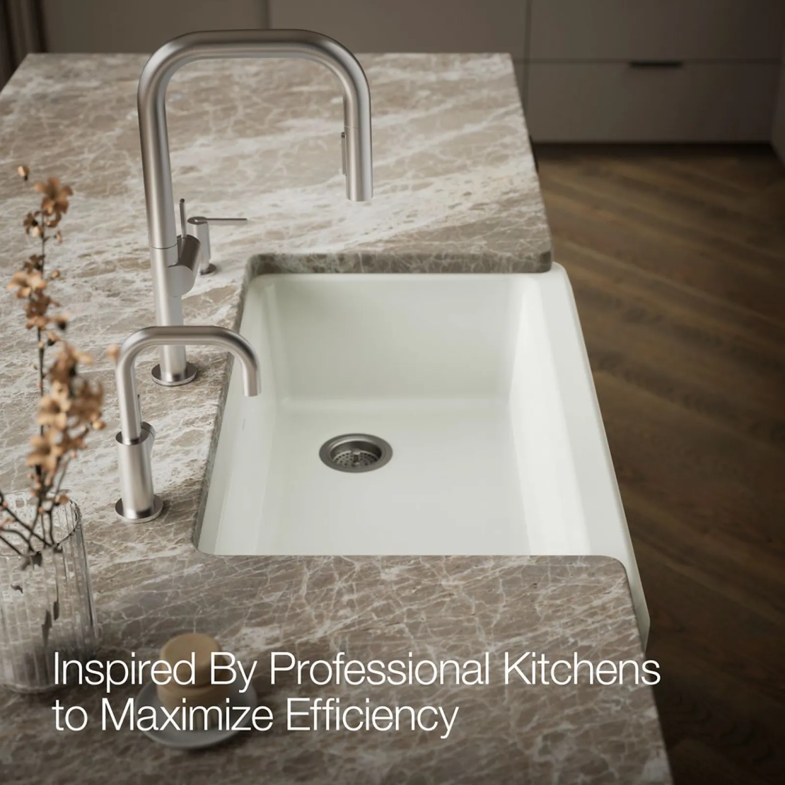 35-3/4" undermount single-bowl farmhouse workstation kitchen sink^Kohler Clearance