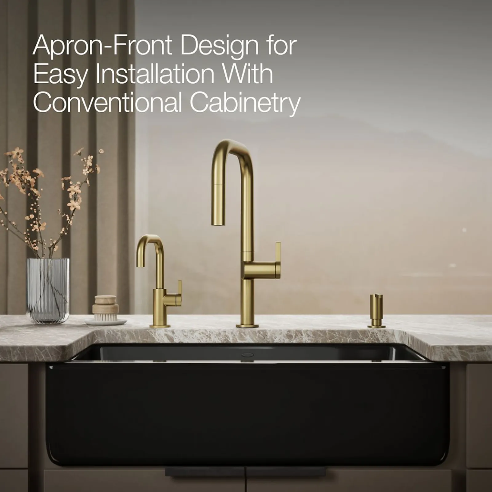 33" undermount single-bowl farmhouse kitchen sink^Kohler Sale
