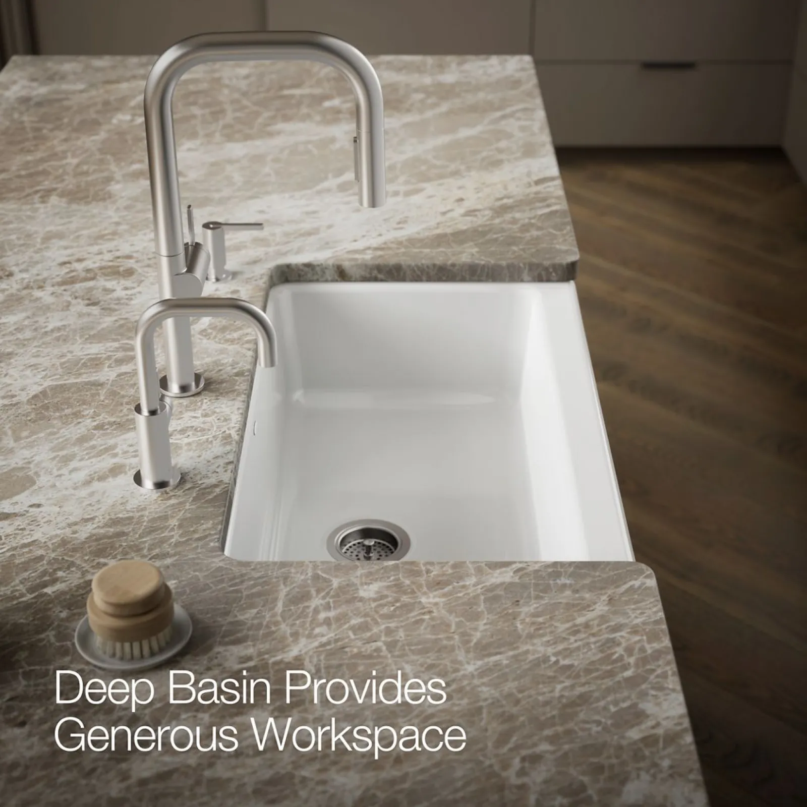 33" undermount single-bowl farmhouse kitchen sink^Kohler Sale