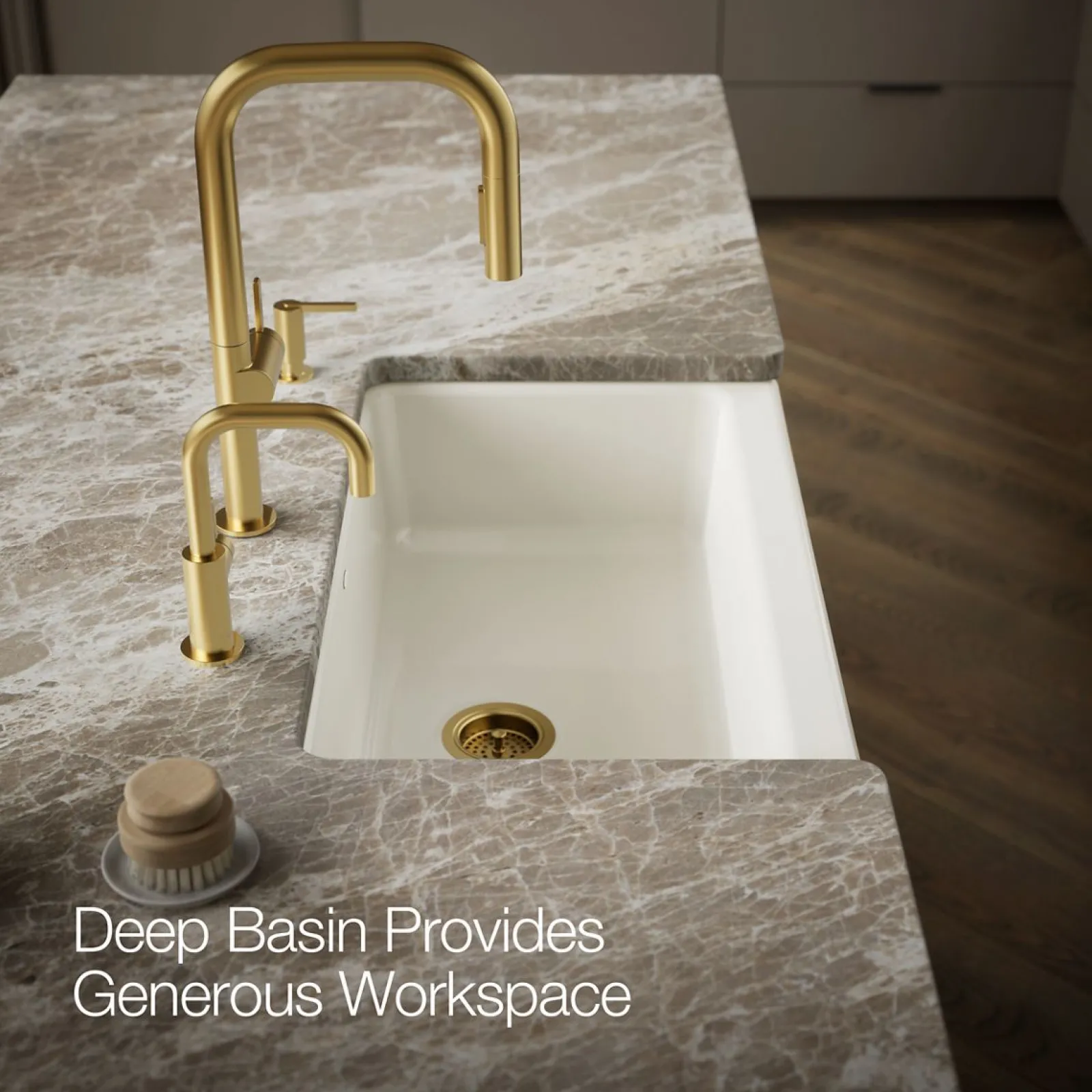 33" undermount single-bowl farmhouse kitchen sink^Kohler Sale