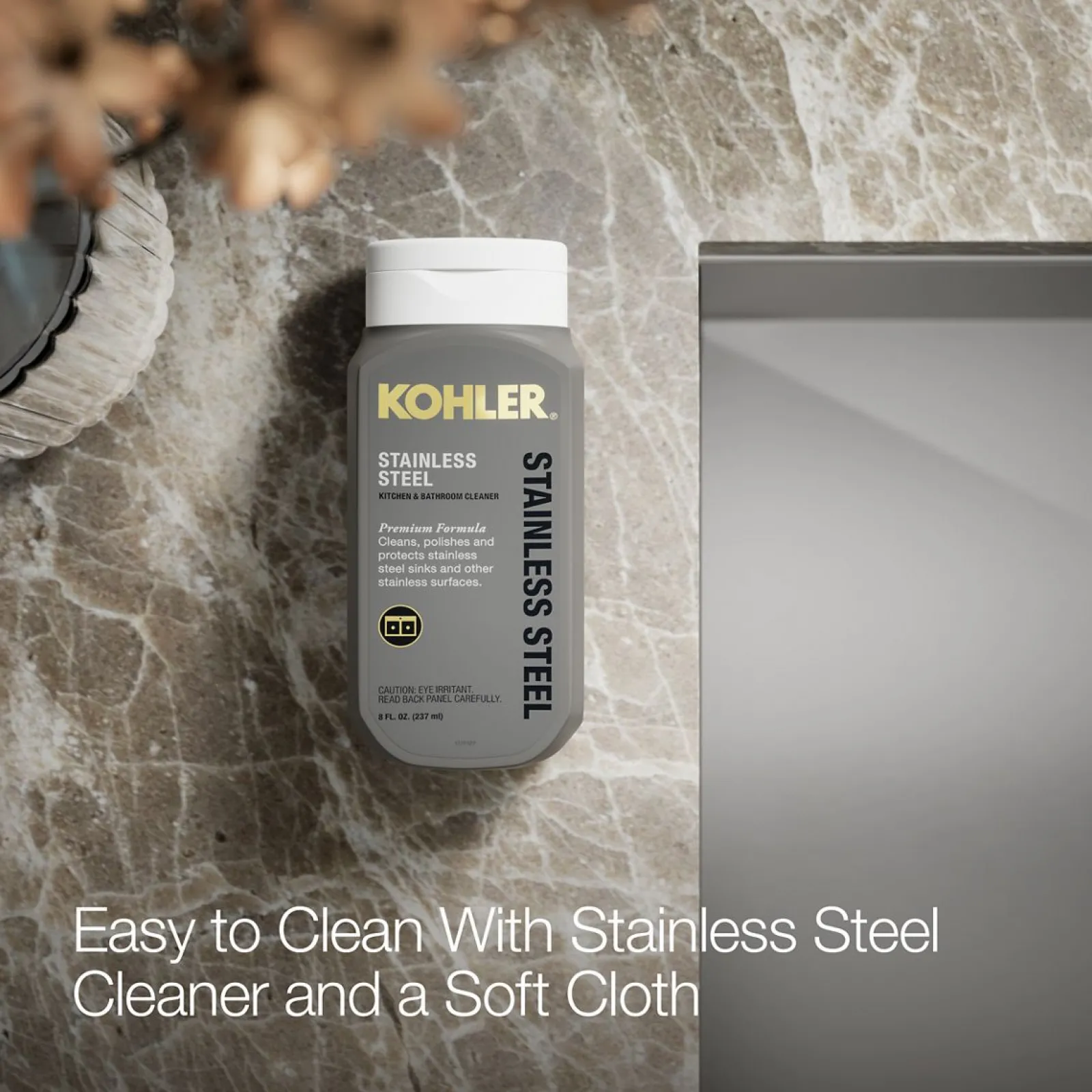 24" undermount single-bowl kitchen sink^Kohler