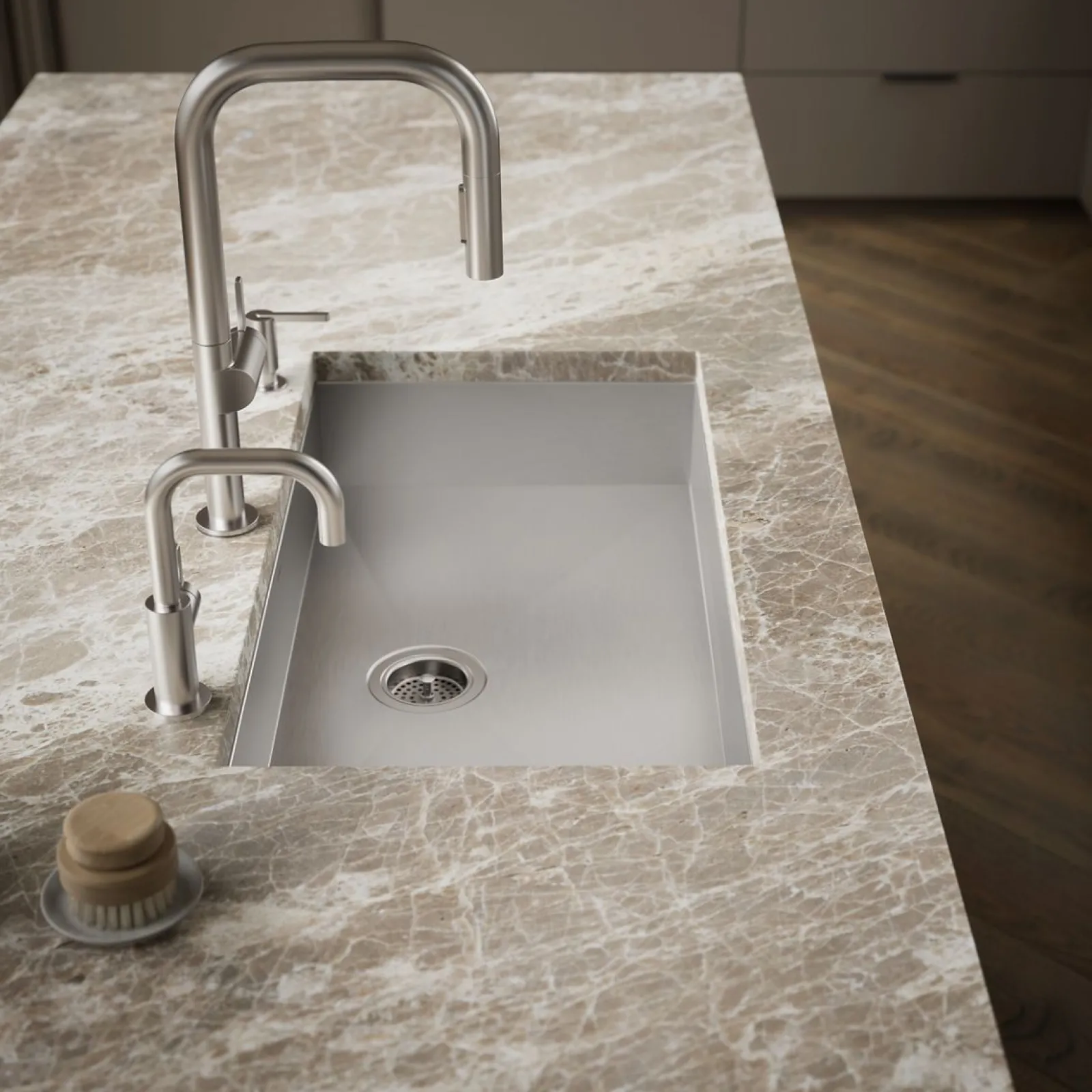 32" undermount single-bowl kitchen sink^Kohler