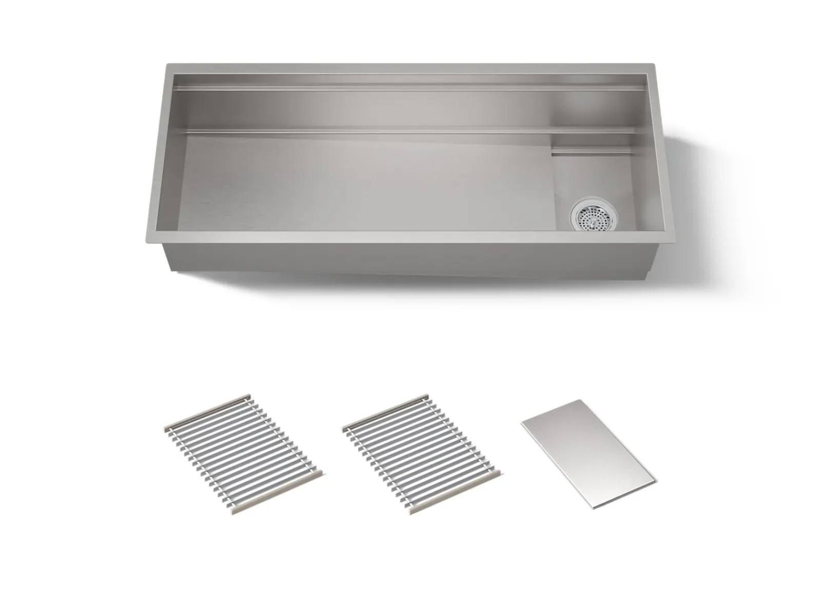 45-3/4" undermount single-bowl kitchen sink^Kohler