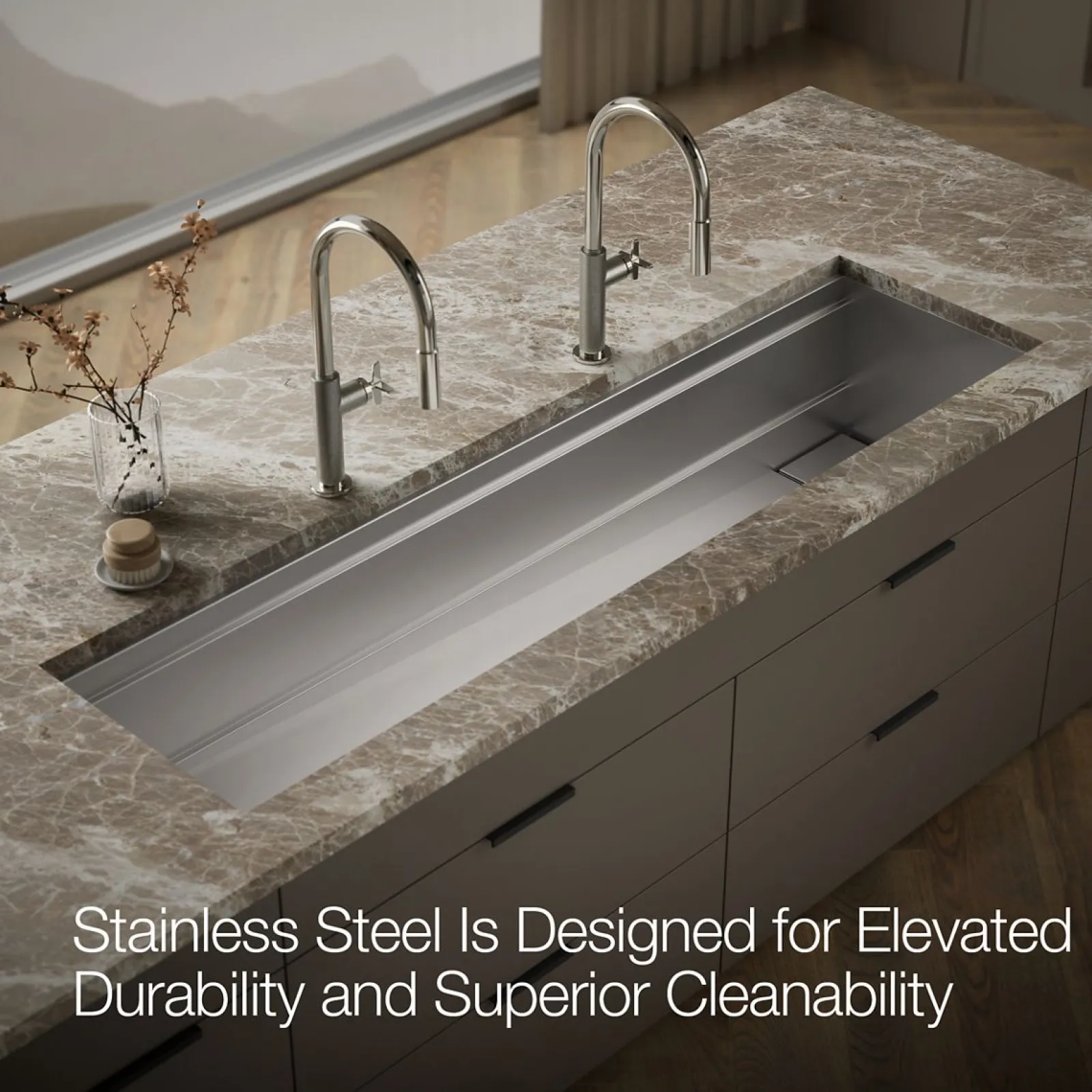 69-3/4" undermount single-bowl kitchen sink^Kohler Outlet