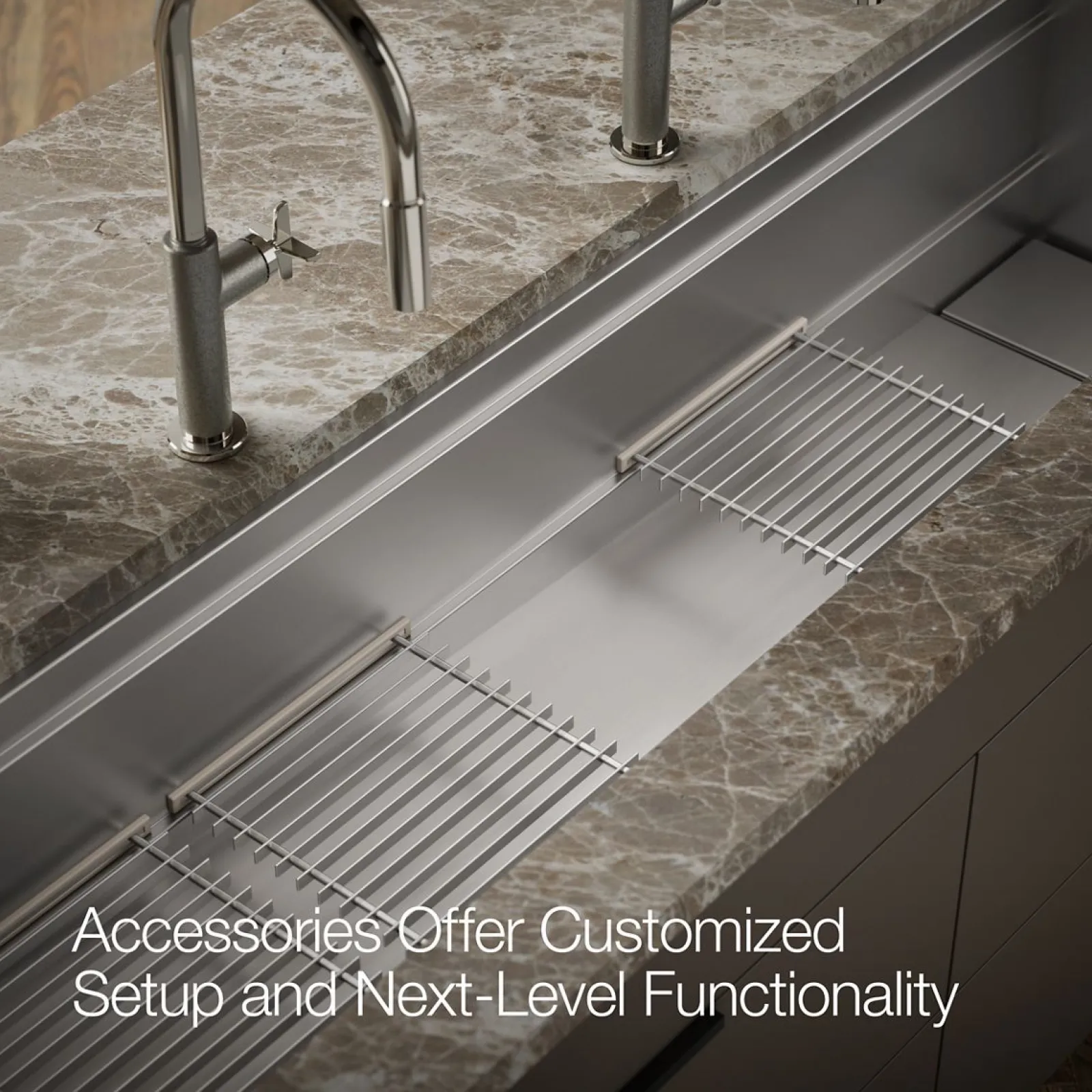 69-3/4" undermount single-bowl kitchen sink^Kohler Outlet
