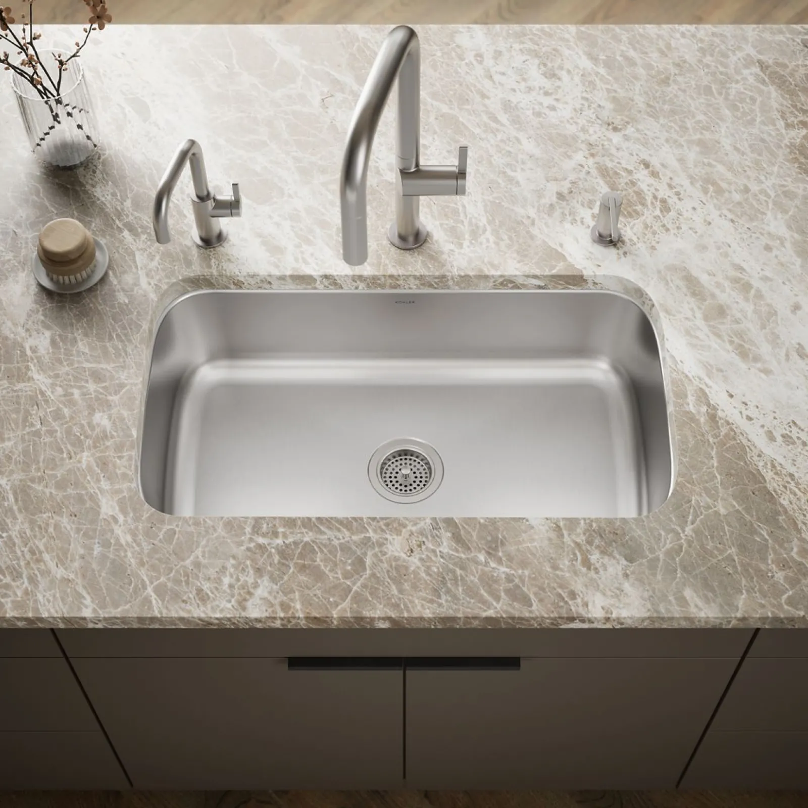31-1/2" undermount single-bowl kitchen sink^Kohler Discount