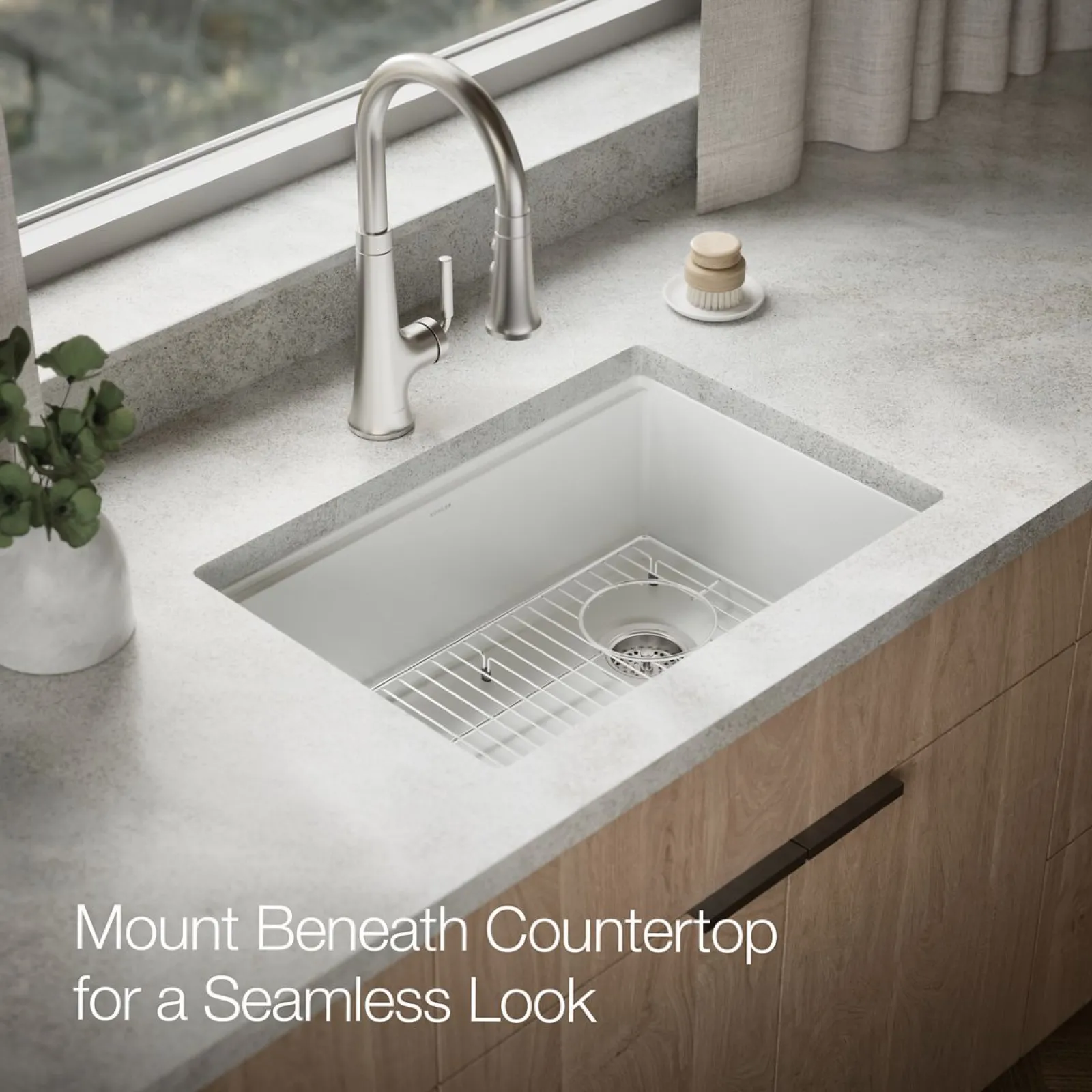26-1/2" undermount single-bowl kitchen sink^Kohler Online