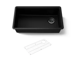 32-1/2" undermount single-bowl kitchen sink^Kohler Best
