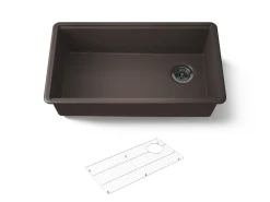 32-1/2" undermount single-bowl kitchen sink^Kohler Best