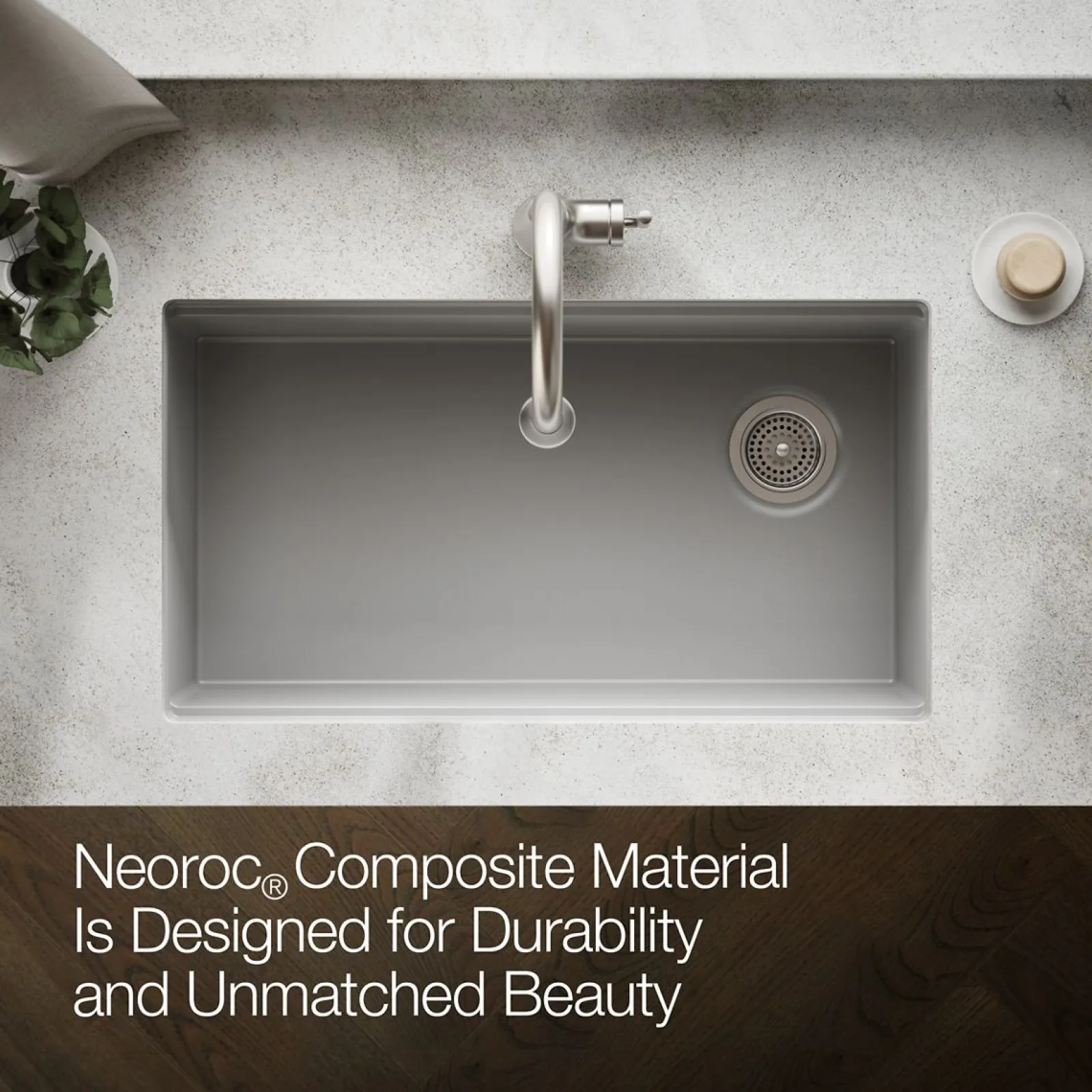 32-1/2" undermount single-bowl kitchen sink^Kohler Best