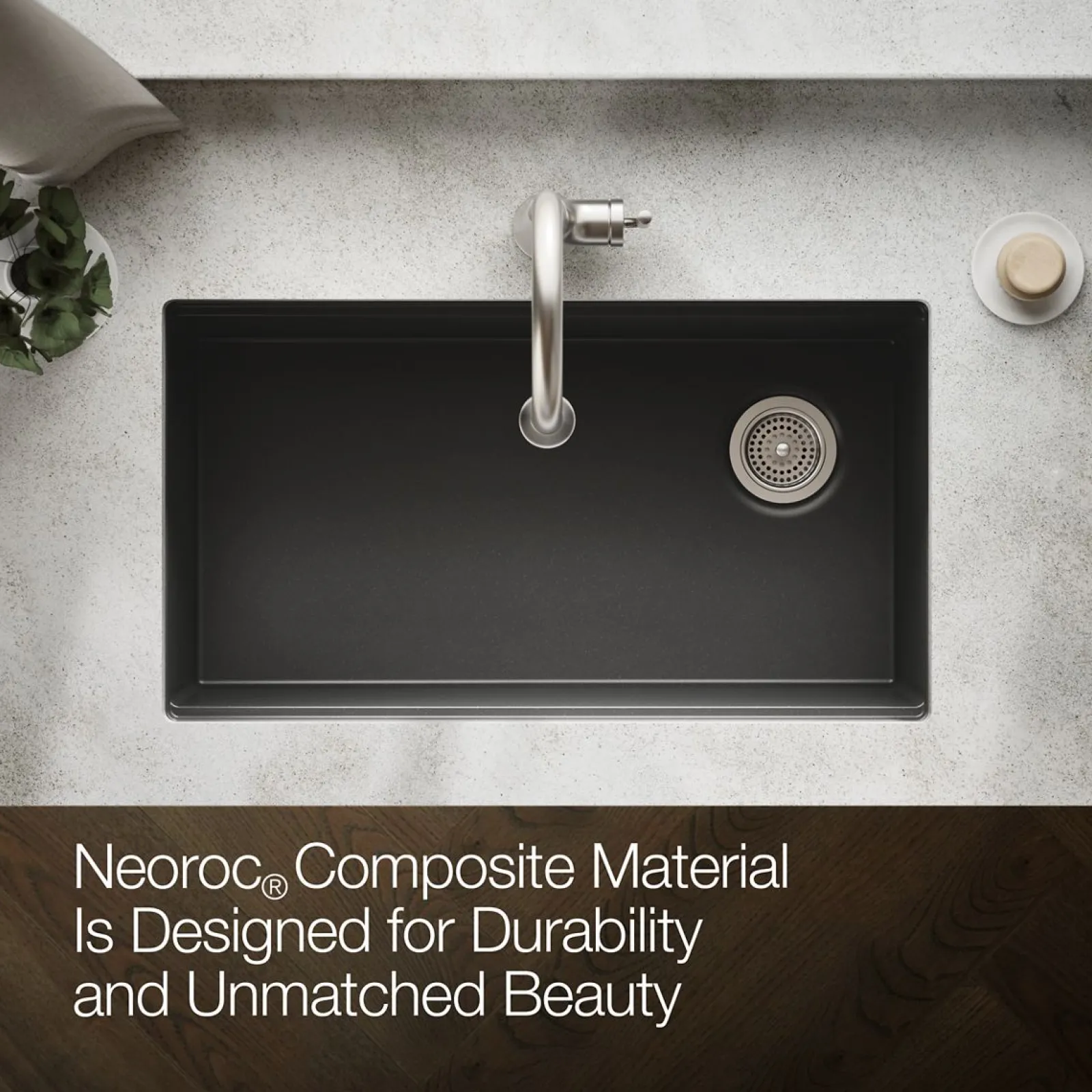 32-1/2" undermount single-bowl kitchen sink^Kohler Best