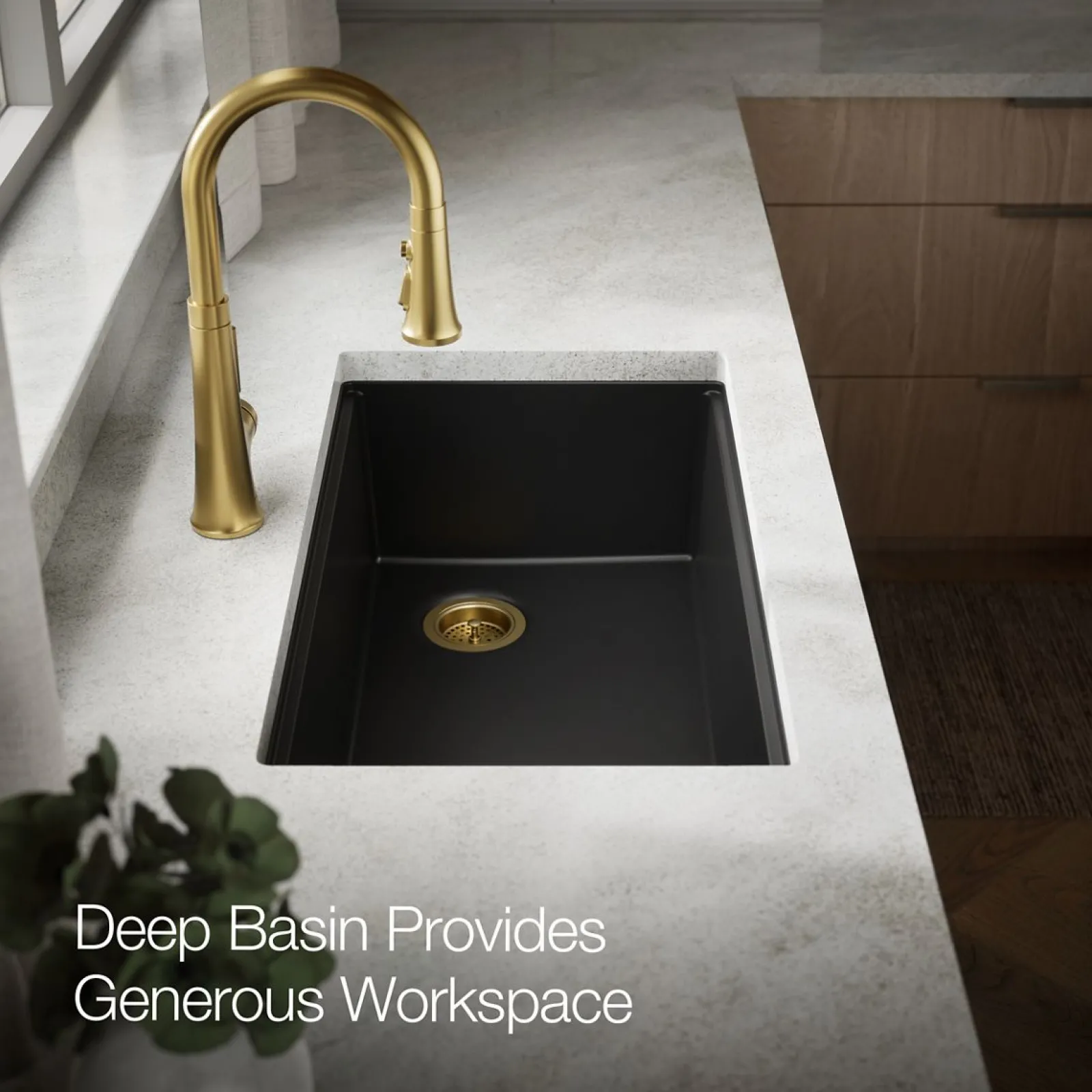 32-1/2" undermount single-bowl kitchen sink^Kohler Best