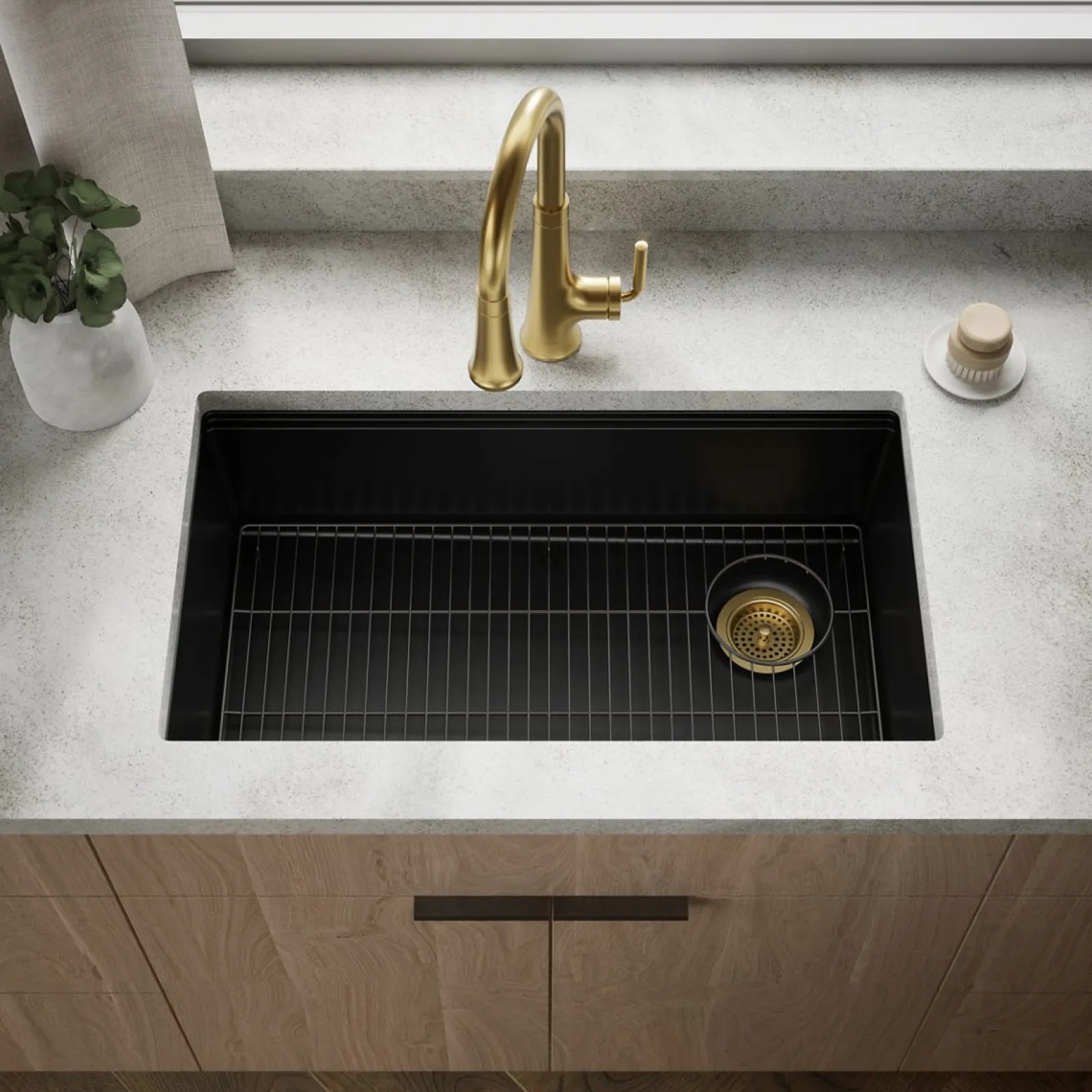 32-1/2" undermount single-bowl kitchen sink^Kohler Best
