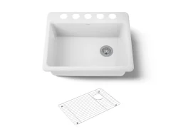 27" undermount single-bowl kitchen sink^Kohler Online
