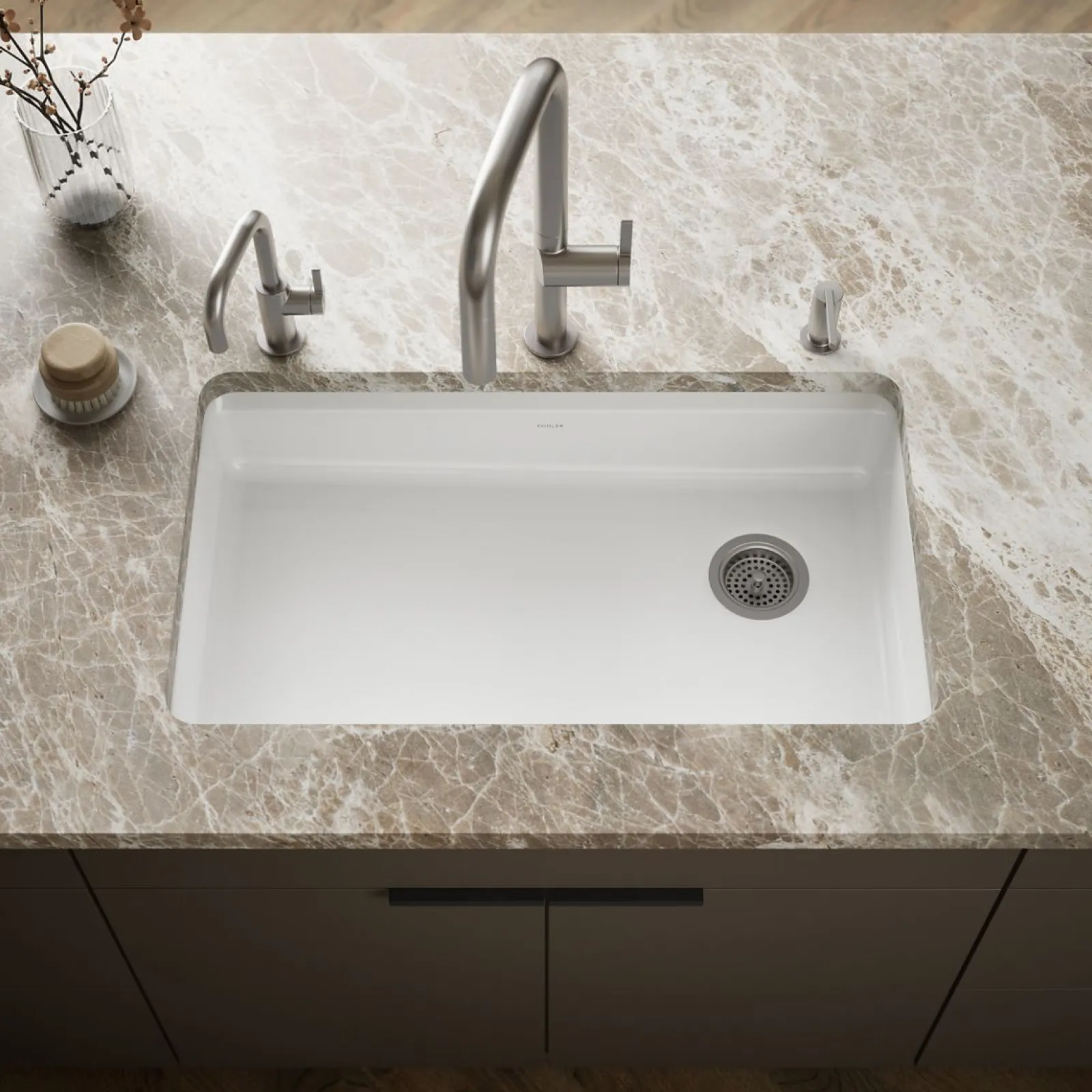 33" undermount single-bowl kitchen sink^Kohler Discount