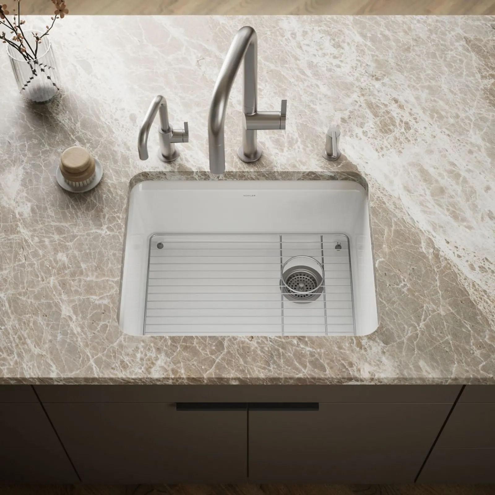 25" undermount single-bowl kitchen sink^Kohler Online
