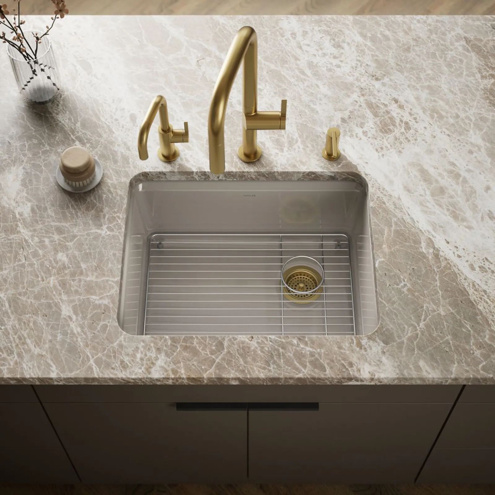 25" undermount single-bowl kitchen sink^Kohler Online