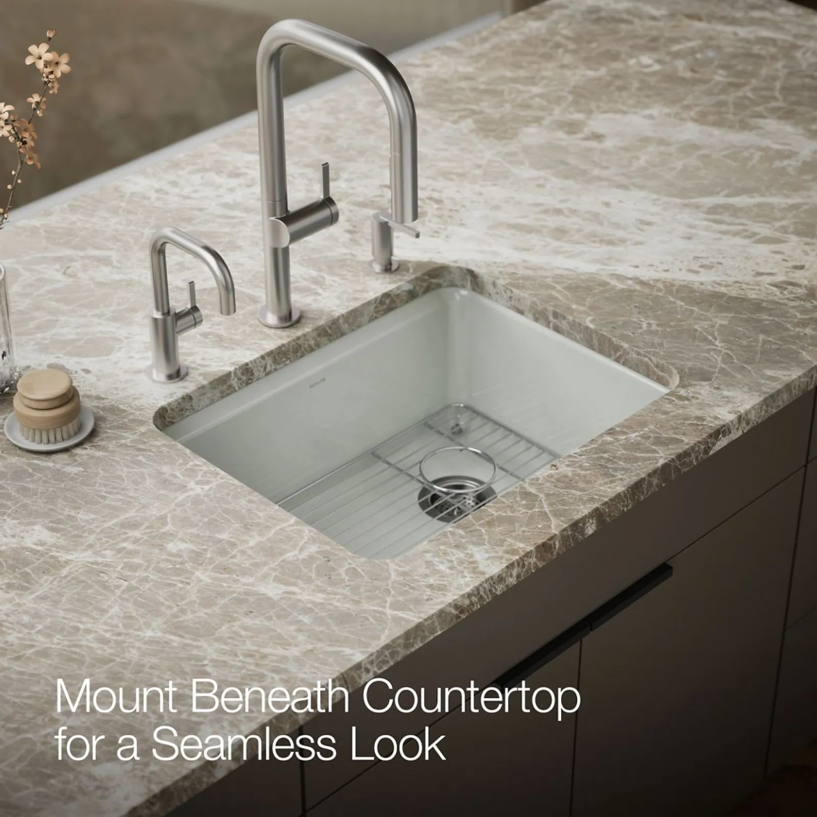 25" undermount single-bowl kitchen sink^Kohler Online