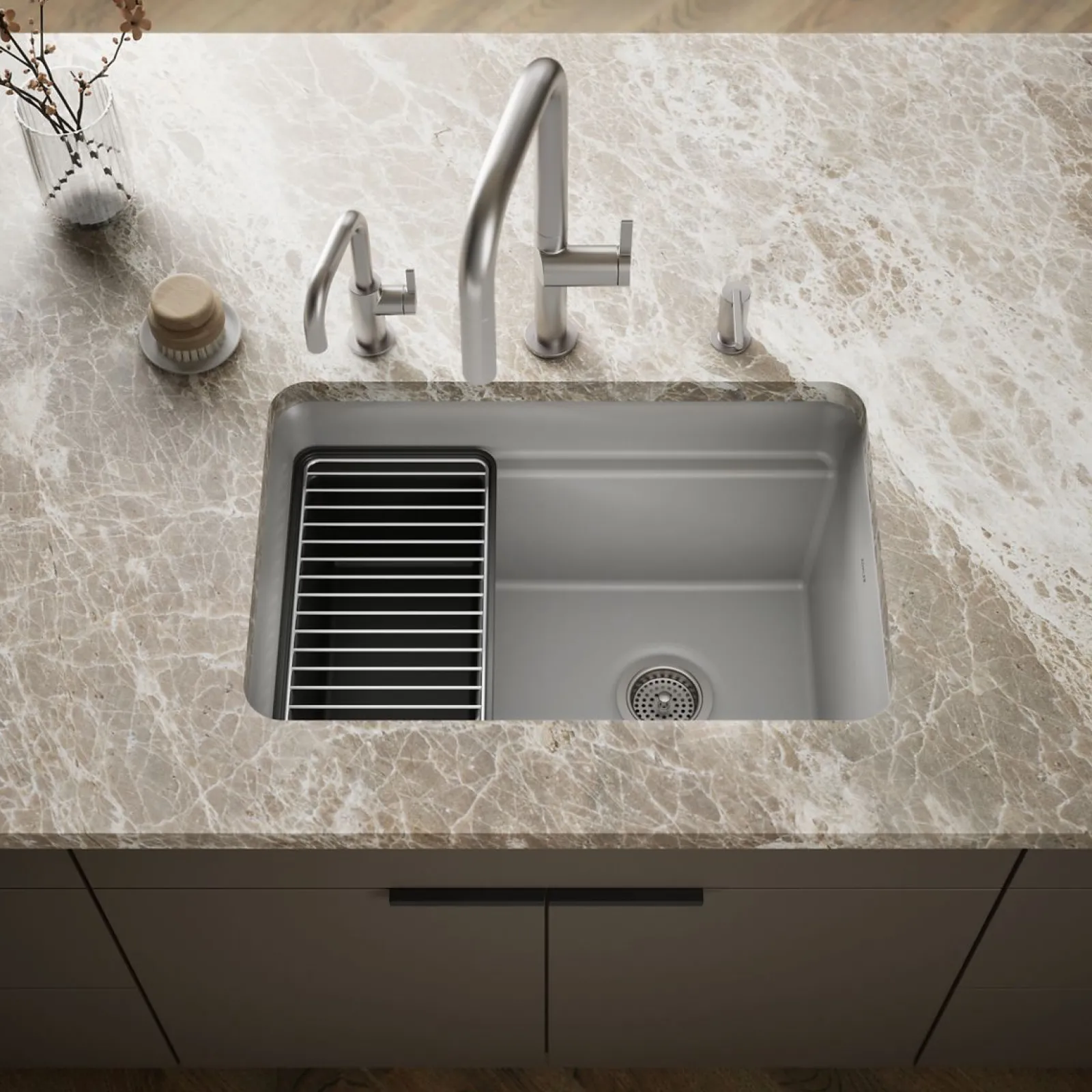 27-1/2" undermount single-bowl utility sink^Kohler New