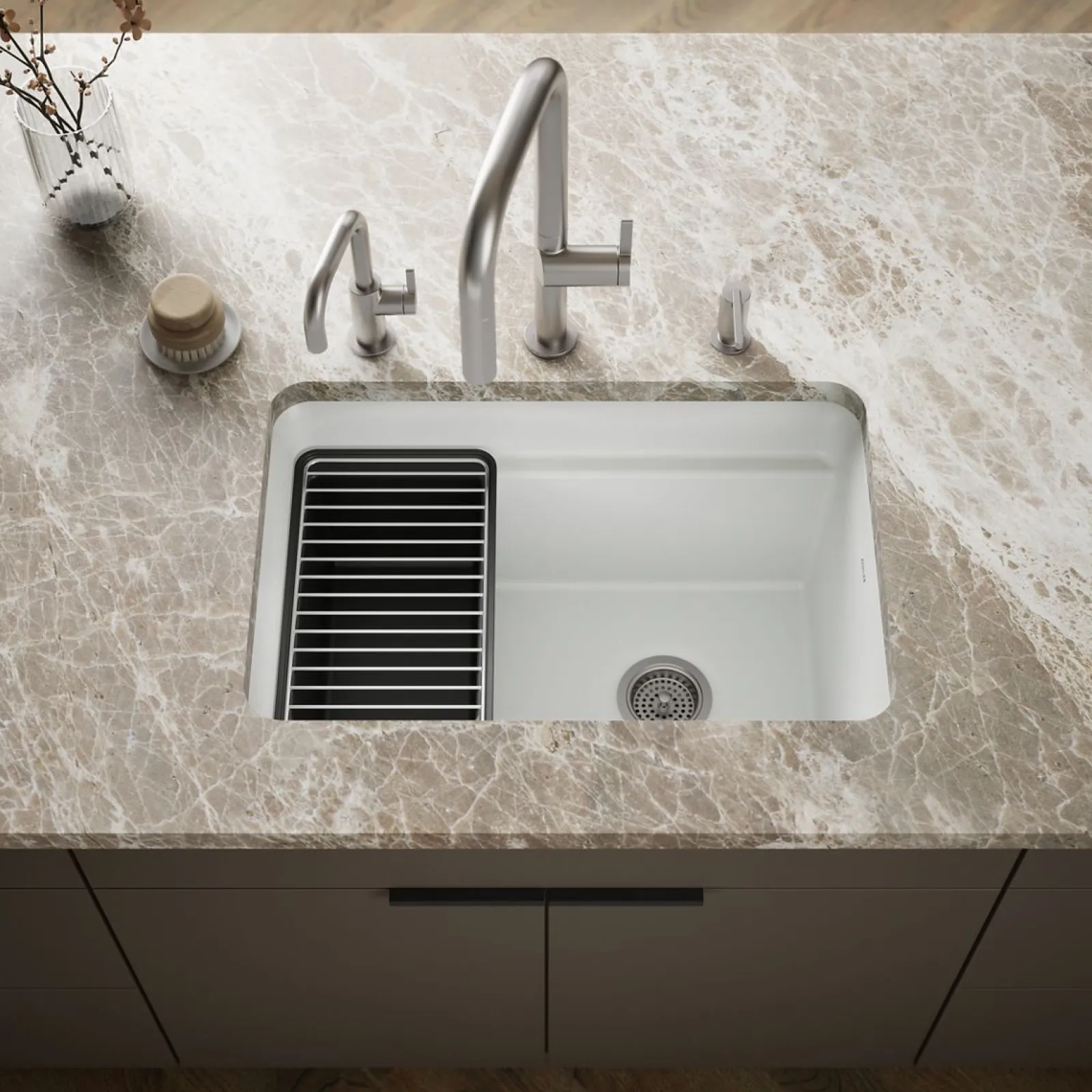 27-1/2" undermount single-bowl utility sink^Kohler New