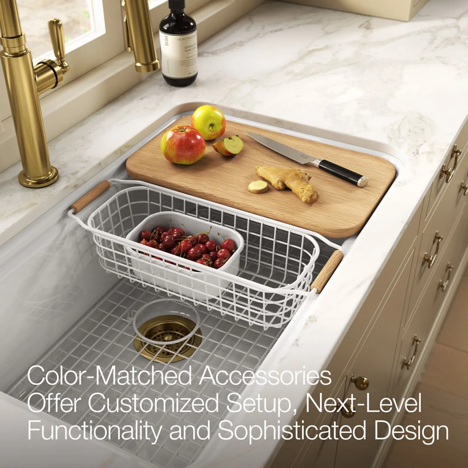 30" undermount single-bowl workstation kitchen sink^Kohler
