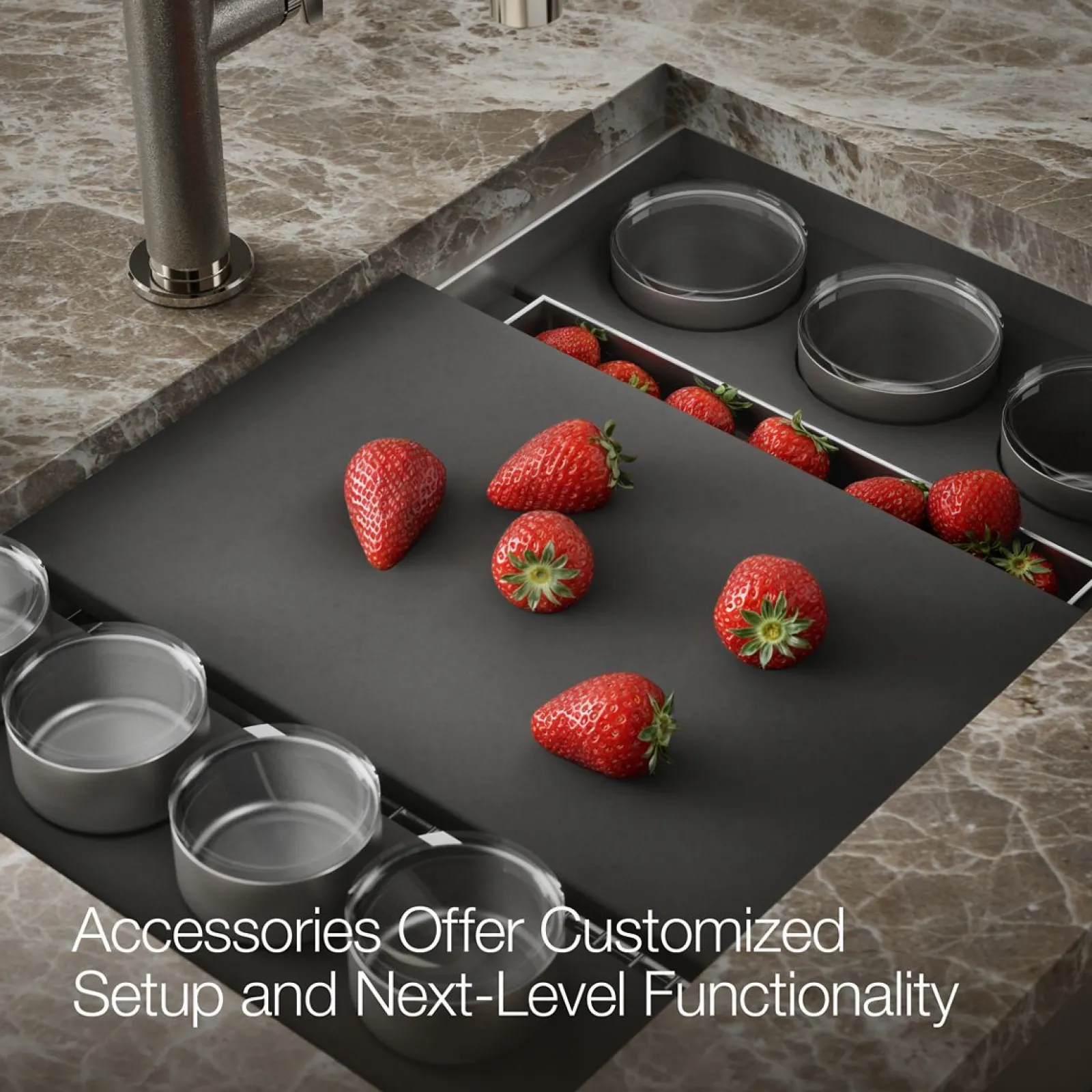 27-3/4" undermount single-bowl workstation kitchen sink^Kohler Sale