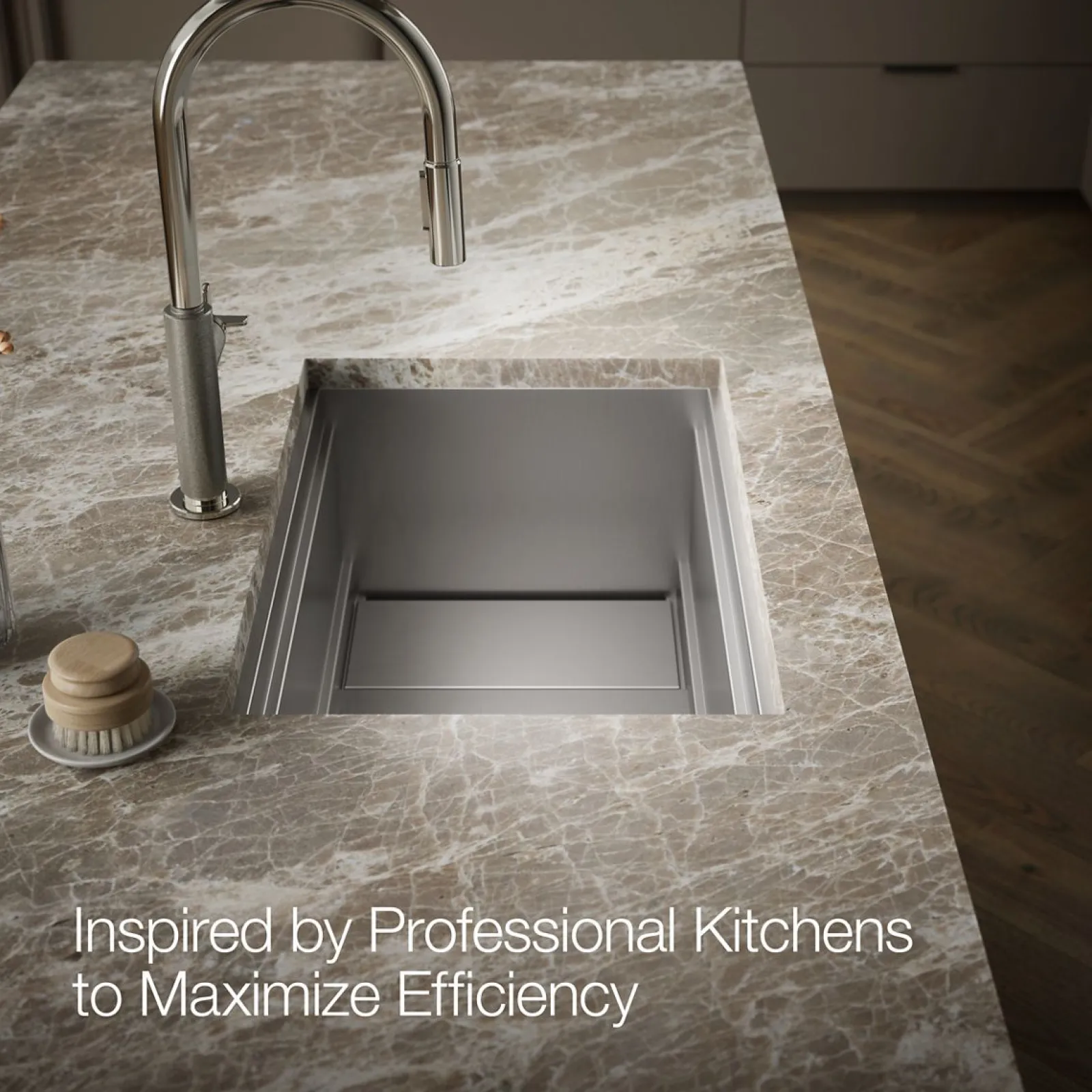 27-3/4" undermount single-bowl workstation kitchen sink^Kohler Sale