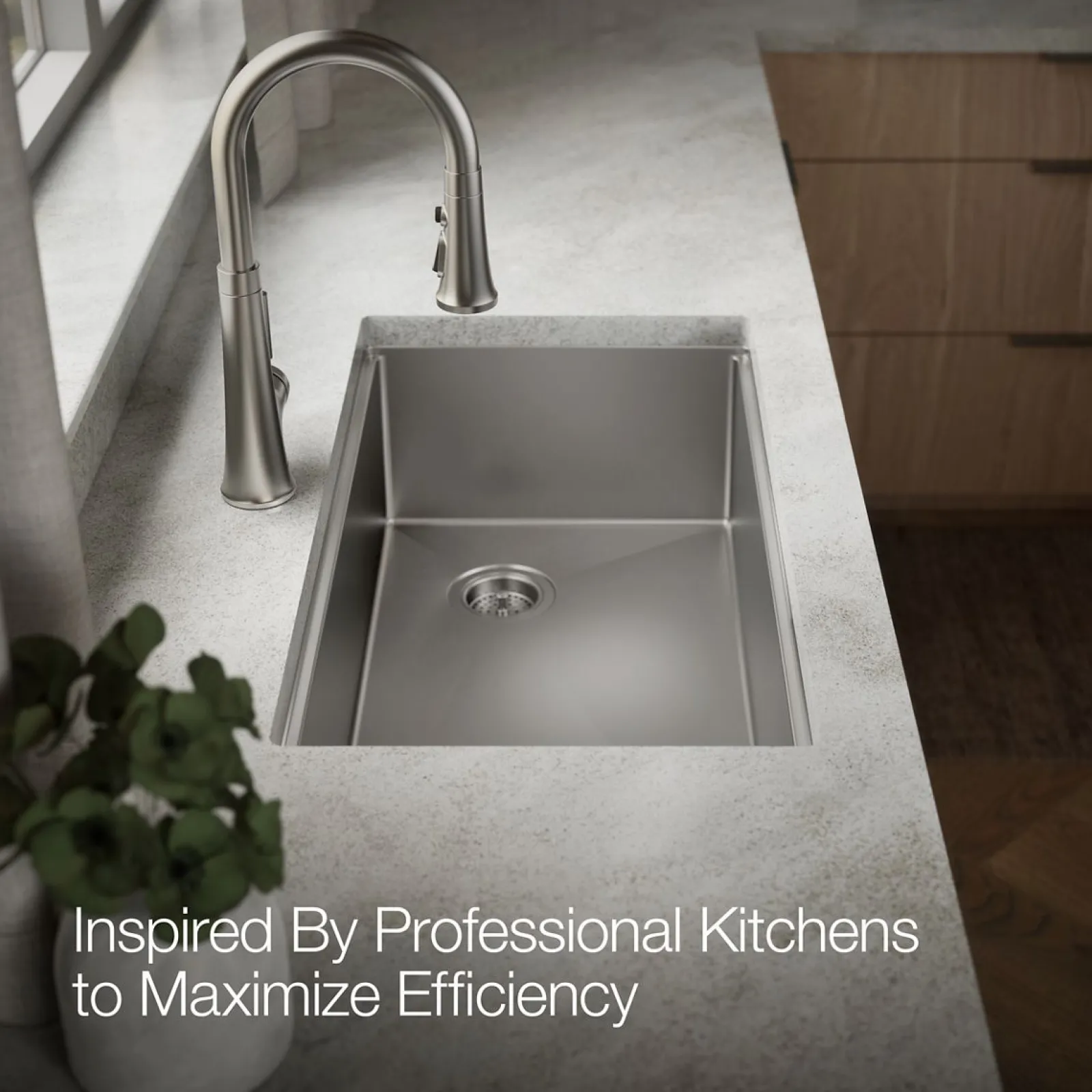 32" undermount single-bowl workstation kitchen sink^Kohler Discount