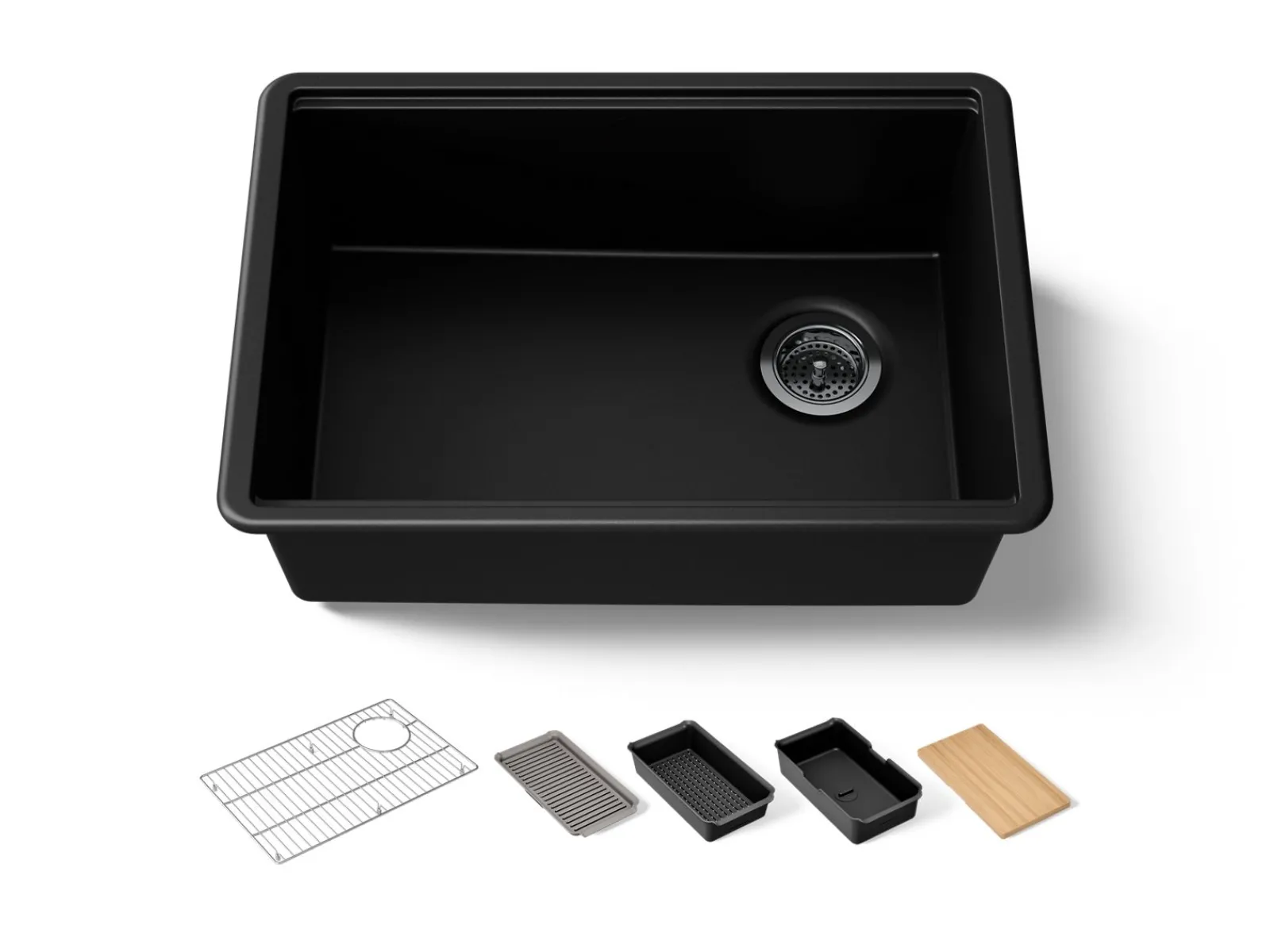 26-1/2" undermount single-bowl workstation kitchen sink^Kohler Outlet