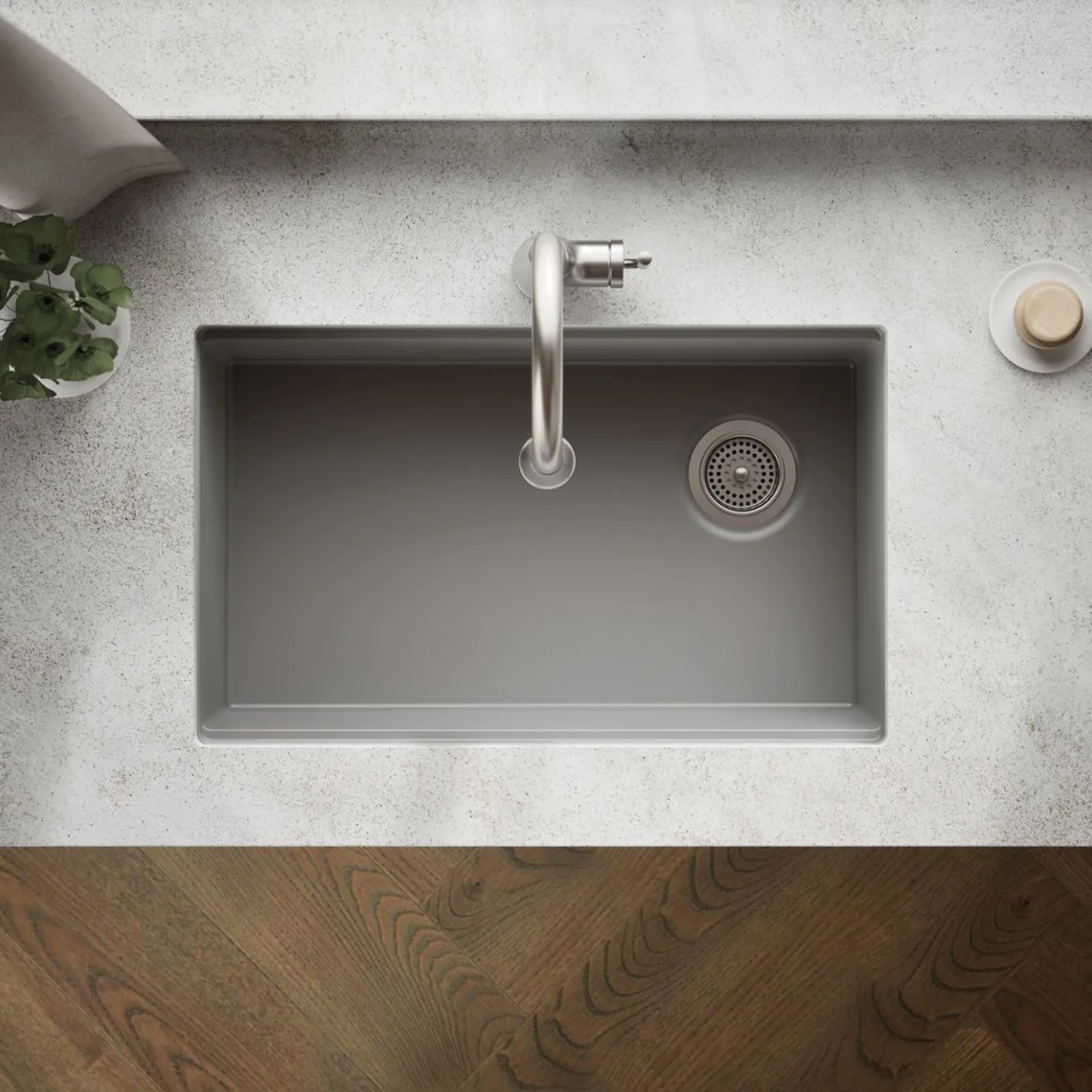 29-1/2" undermount single-bowl workstation kitchen sink^Kohler Outlet