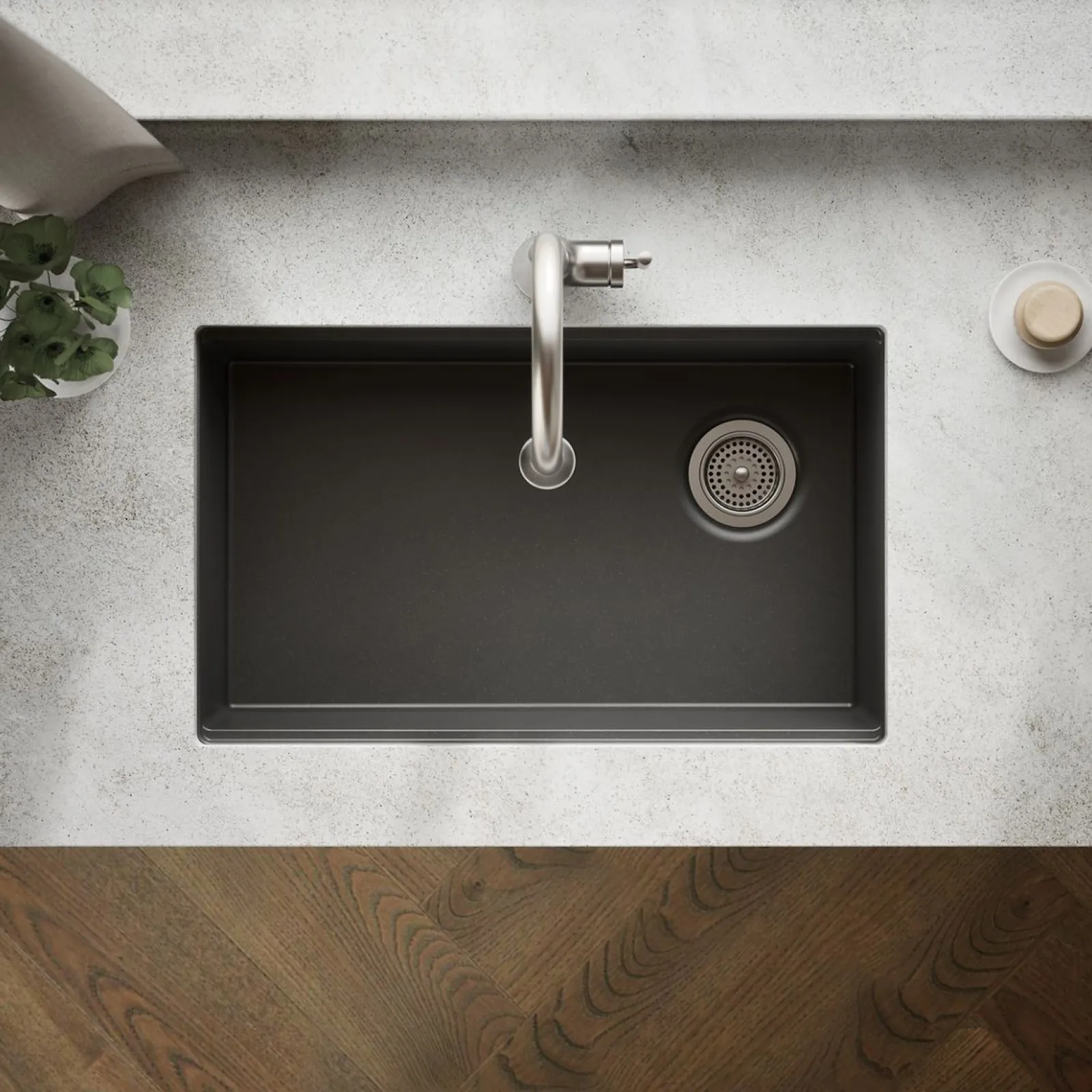 29-1/2" undermount single-bowl workstation kitchen sink^Kohler Outlet