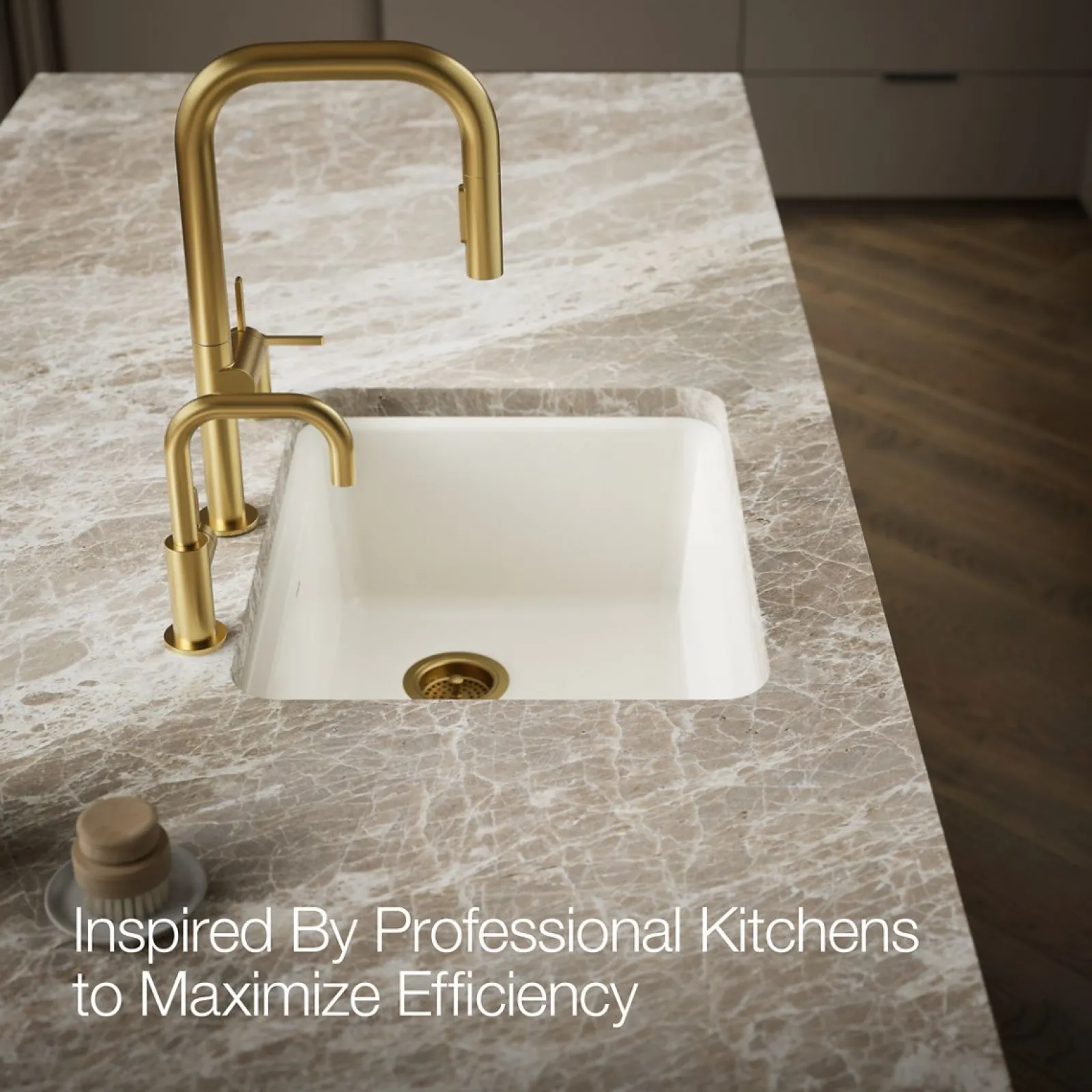 25" undermount single-bowl workstation kitchen sink^Kohler