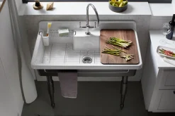 Utility rack with cup^Kohler